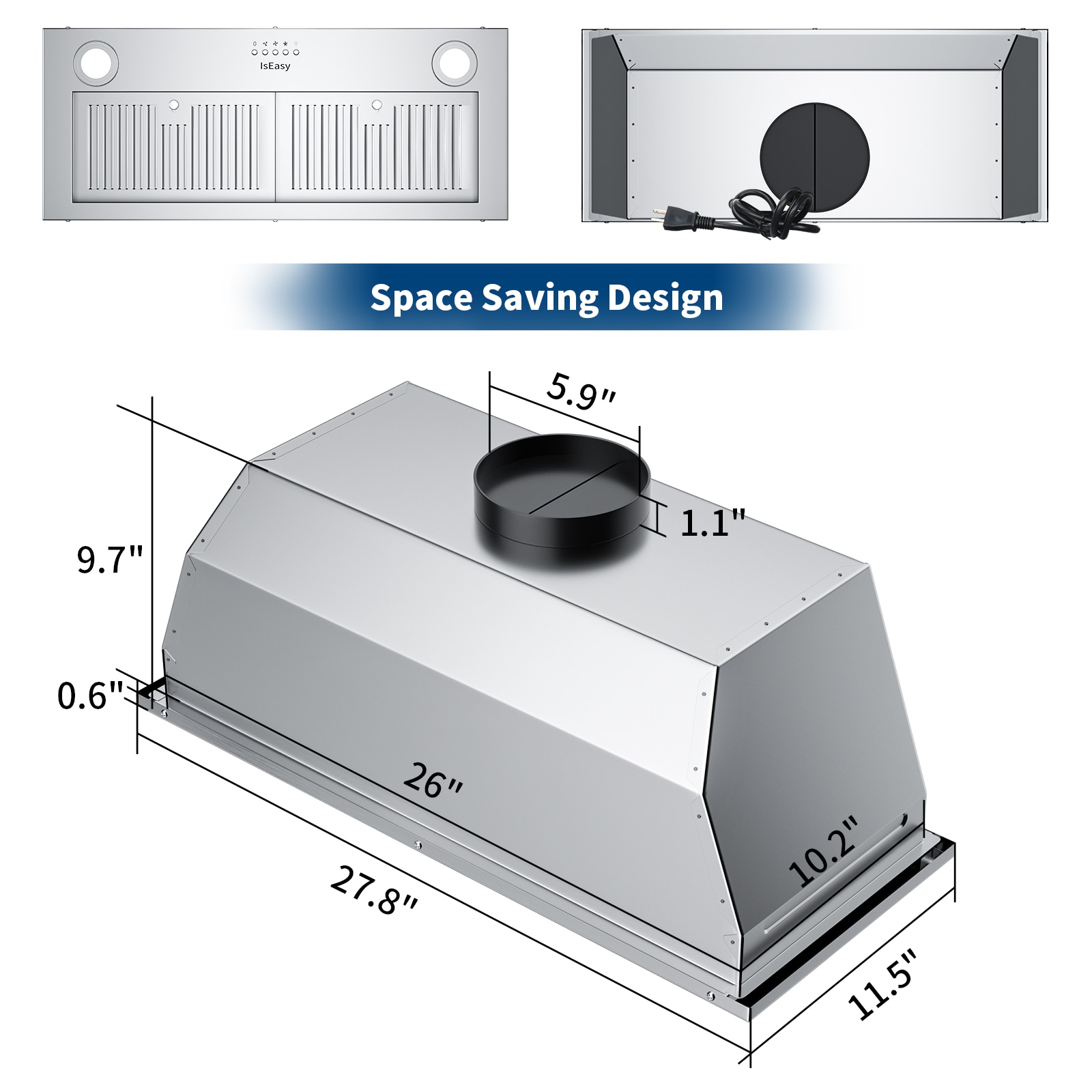 IsEasy 18424 Undercabinet-Range-Hoods - View #5