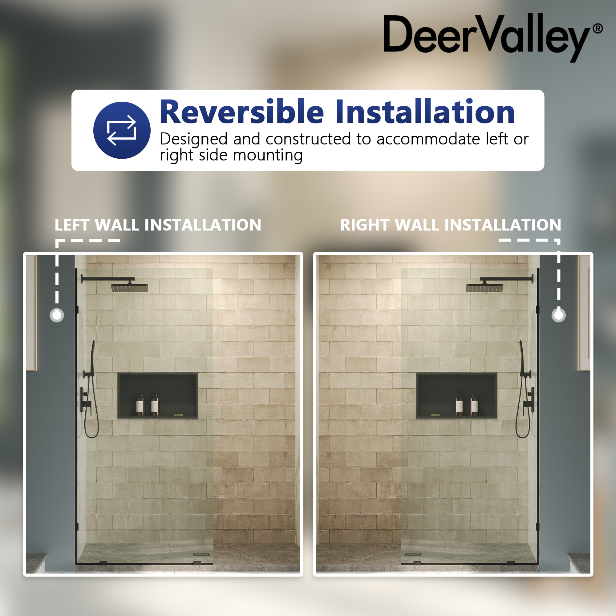 DeerValley DV-1SD0220B Shower-Doors - View #3