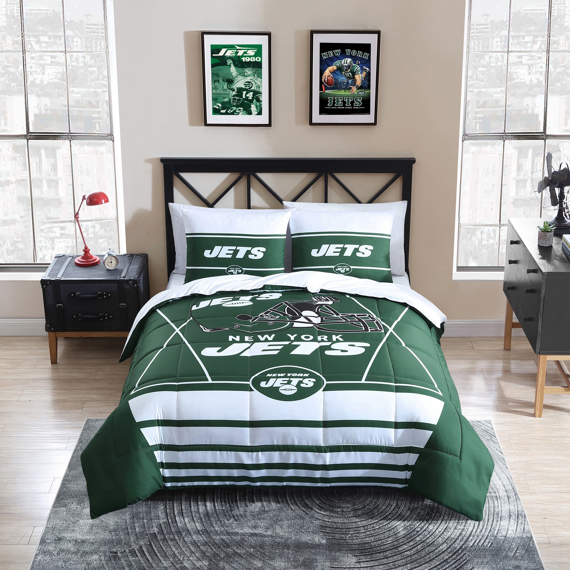 Cathay Sports New York Jets 5-Piece Green/White Full Bundle Set