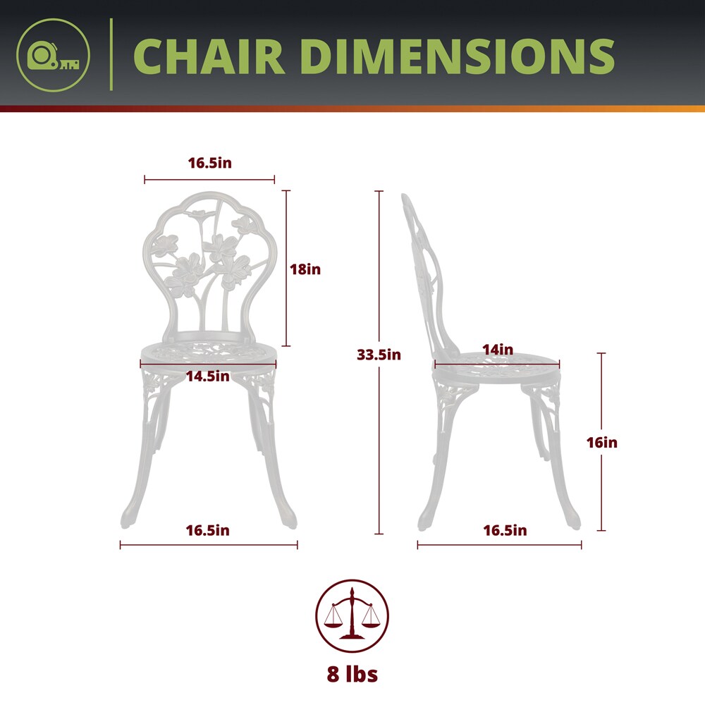 Kinger Home PBS-003 Patio-Dining-Sets - View #8