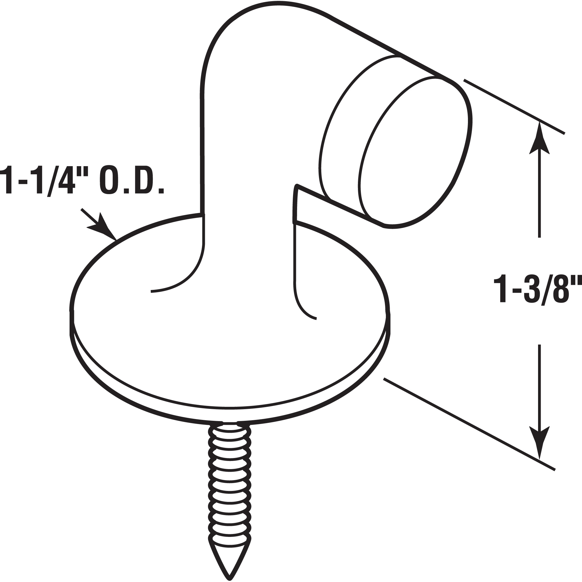 Prime-Line J 5041-M Door-Bumpers-Stops2 - View #2