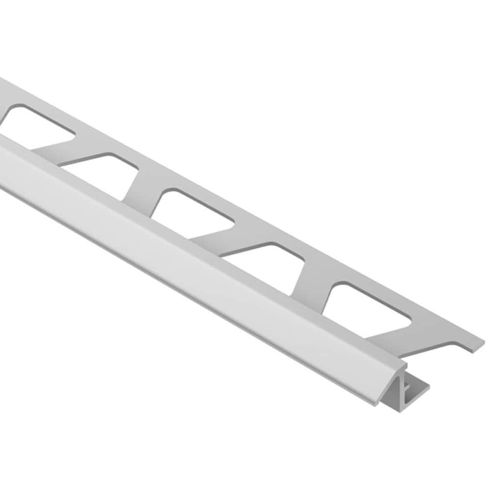 Schluter Systems AETK100 Reno-TK 0.375-in W x 98.5-in L Satin Anodized Aluminum Aluminum Reducer Tile Edge Trim