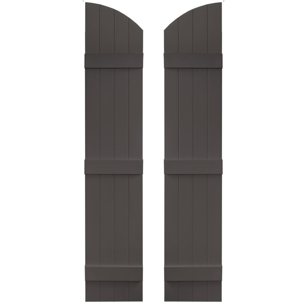 Vantage V5931465018 13.875-in W x 65-in H Charcoal Board and batten Exterior Shutters ( 1 -Pack )