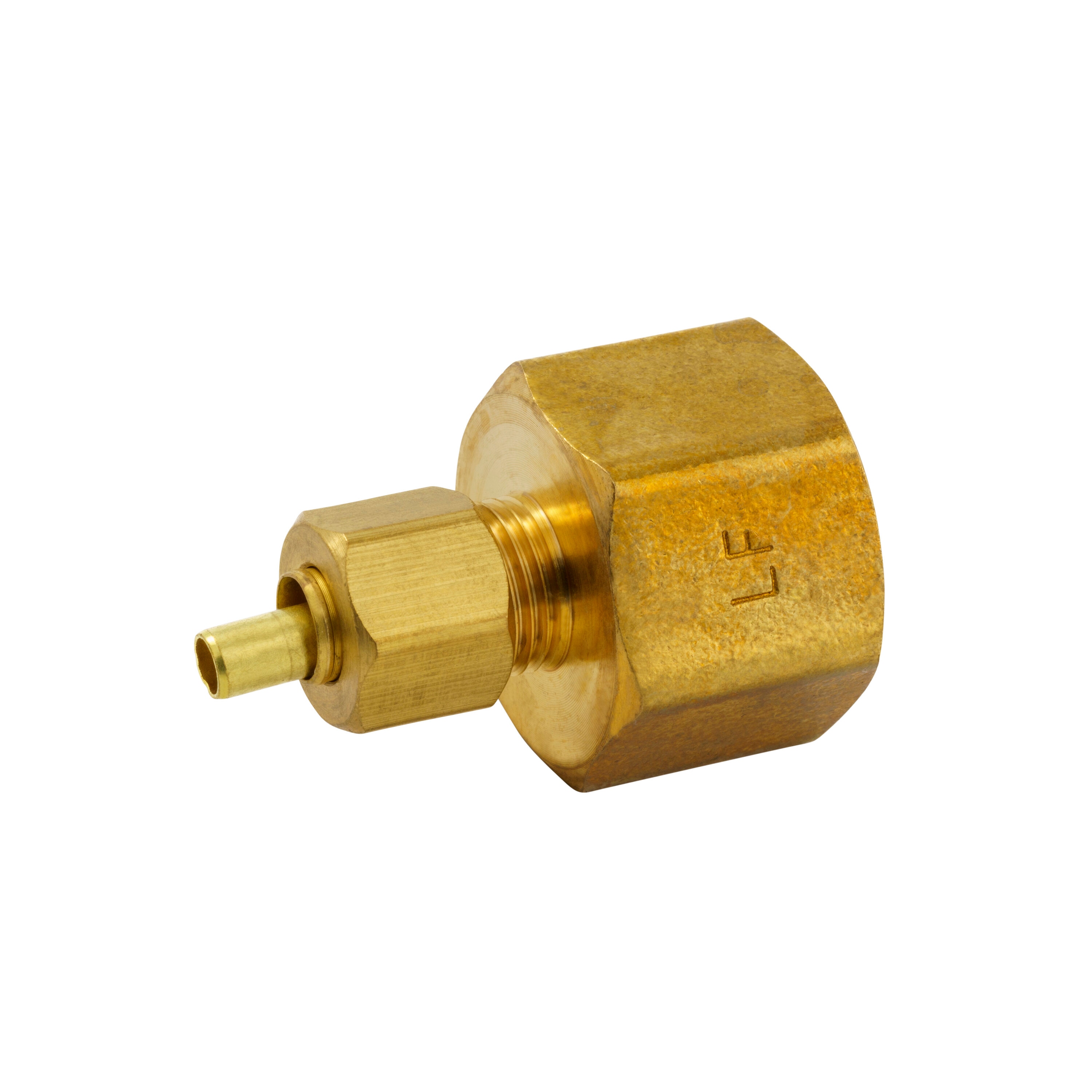 Proline Series 1/4-in x 1/4-in Compression Tee Fitting in the Brass Fittings  department at