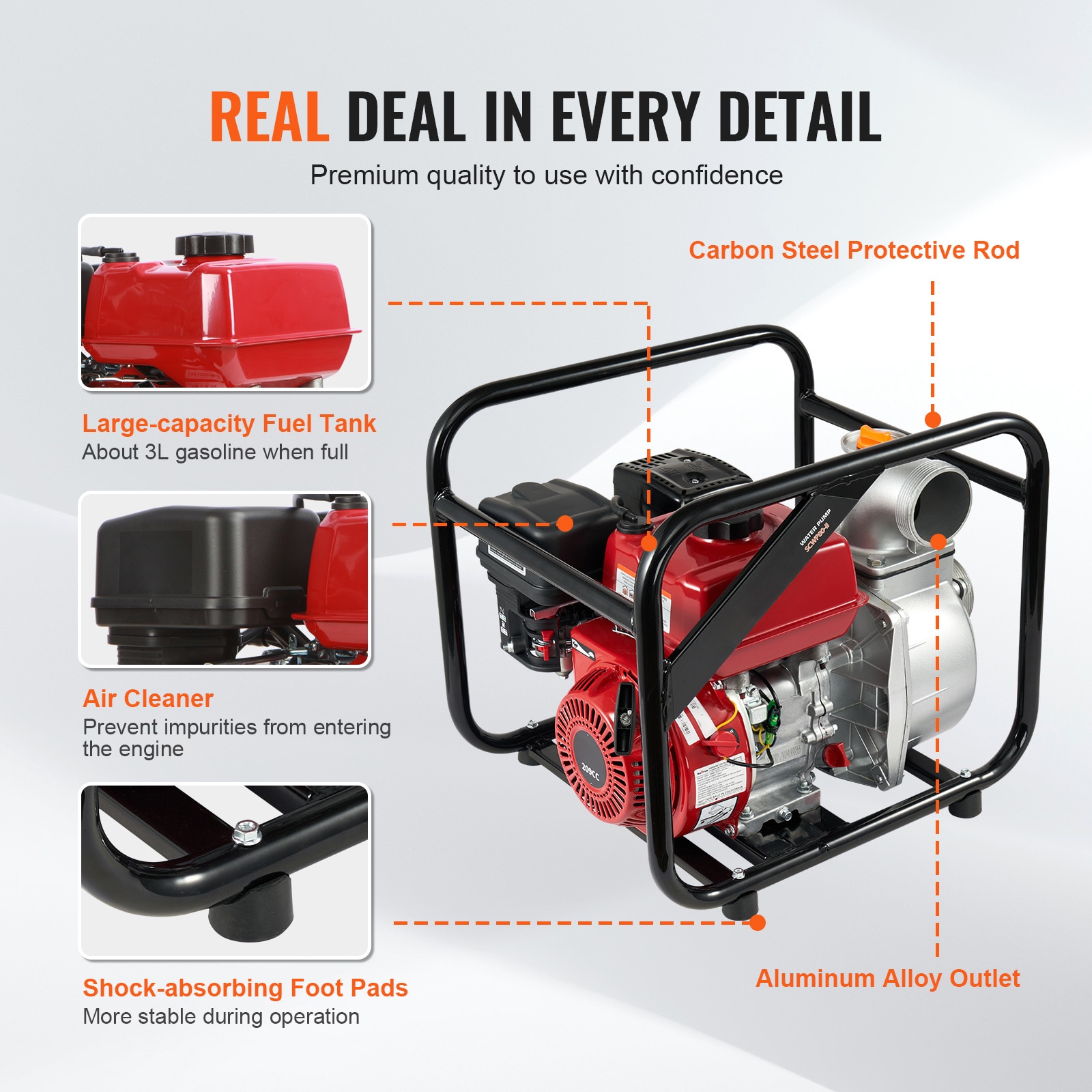 VEVOR SCFDJQDBKZJ306521V0 pumps - View #5