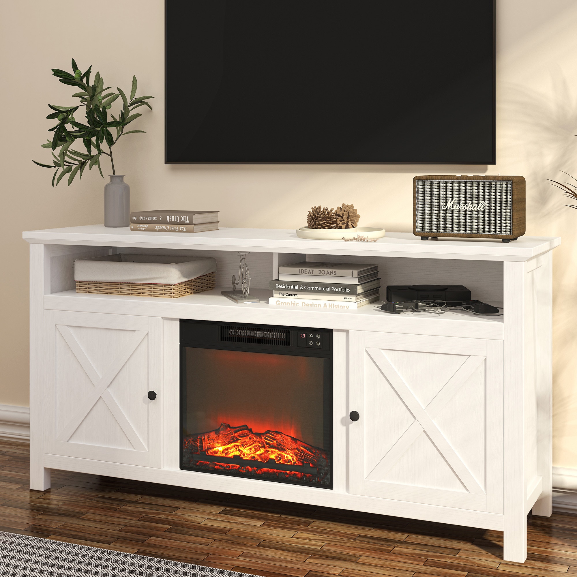 Clihome CL-SX1HA58WH Electric-Fireplaces - View #7