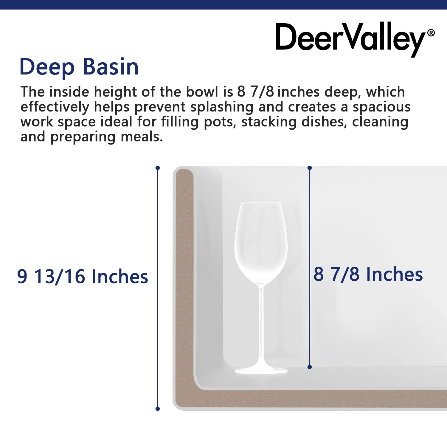 DeerValley DV-1K503 Kitchen-Sinks - View #9