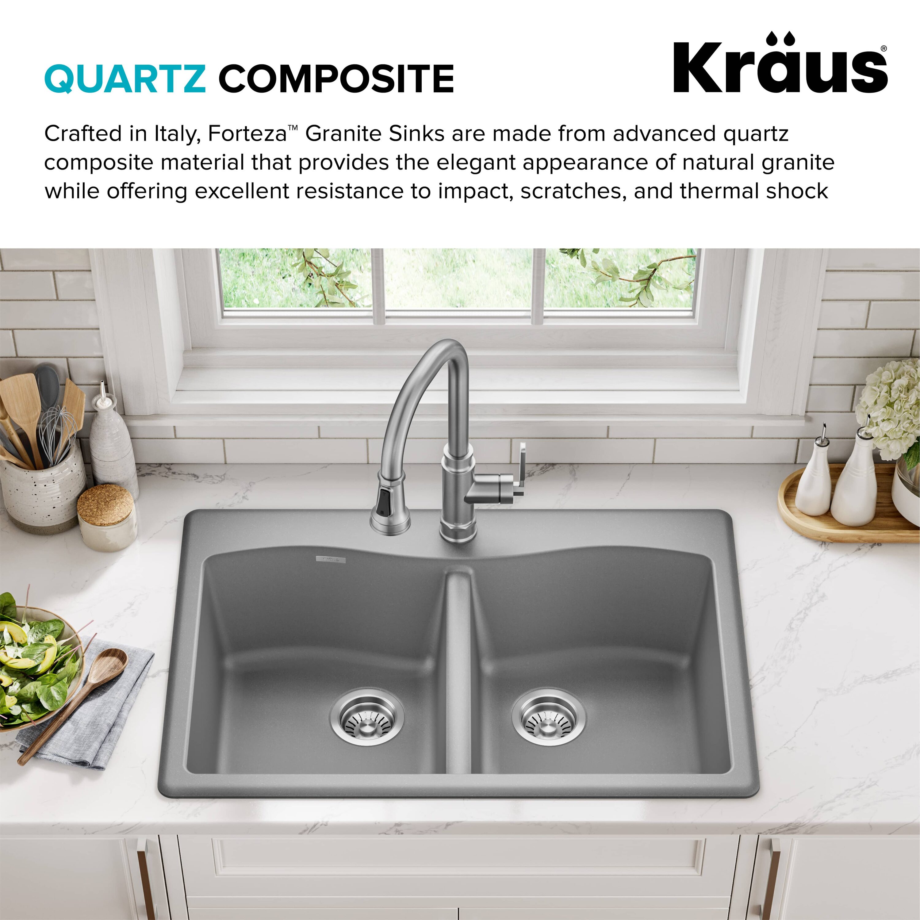 Kraus KGD-52GREY Kitchen-Sinks - View #7
