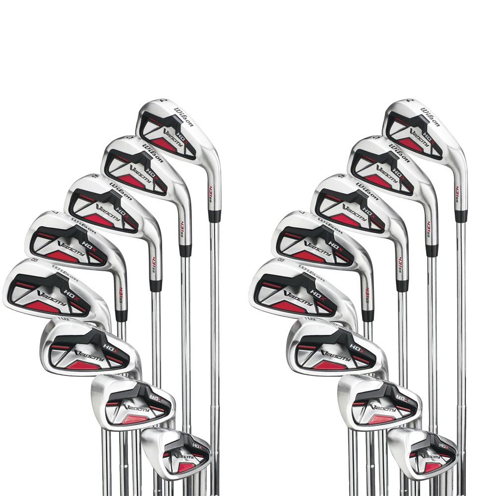 Passief Overgang punch Wilson Wilson Velocity HDX Men's Right Hand Stiff Flex 4-PW+SW Golf Club Set  (2 Pack) in the Golf Clubs & Golf Club Sets department at Lowes.com