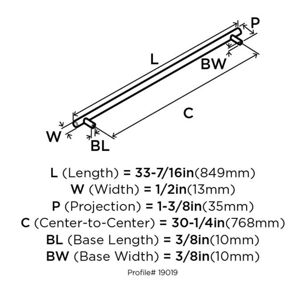 Amerock BP19019SS Cabinet-Pulls - View #7