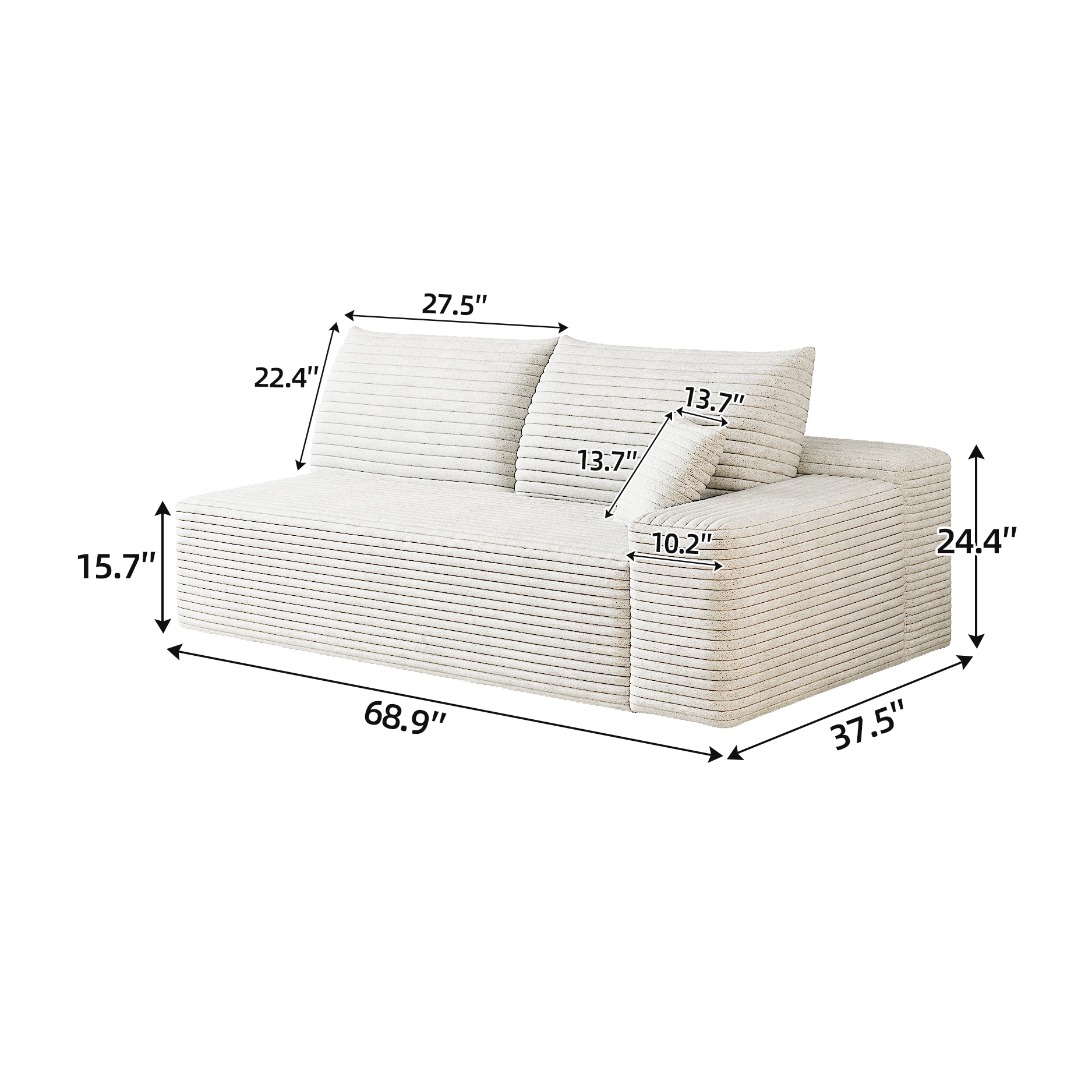 Vynxaria LS0515-W2824P474635 Sofas-Loveseats - View #4