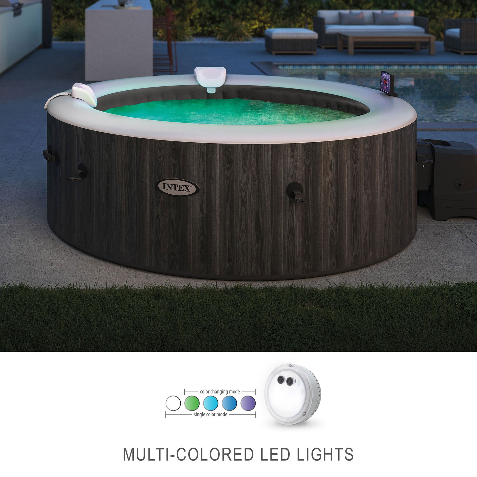 Intex 80221 Hot-Tub-Spa-Steps - View #2