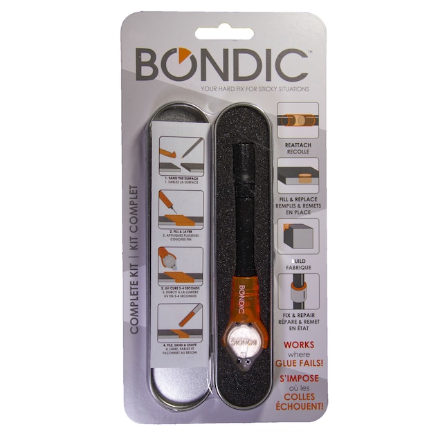 BONDIC 3-oz Black and Orange Multi-Surface Repair Kit at