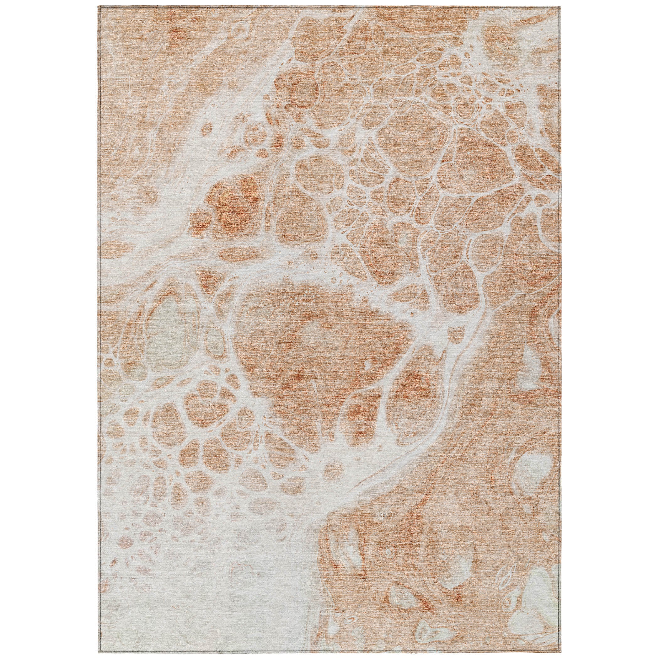 Addison Rugs ACN682CR8X10 Chantille ACN682CR 8 x 10 (ft) Polyester Coral Rectangular Indoor/Outdoor Geometric Machine washable Area rug