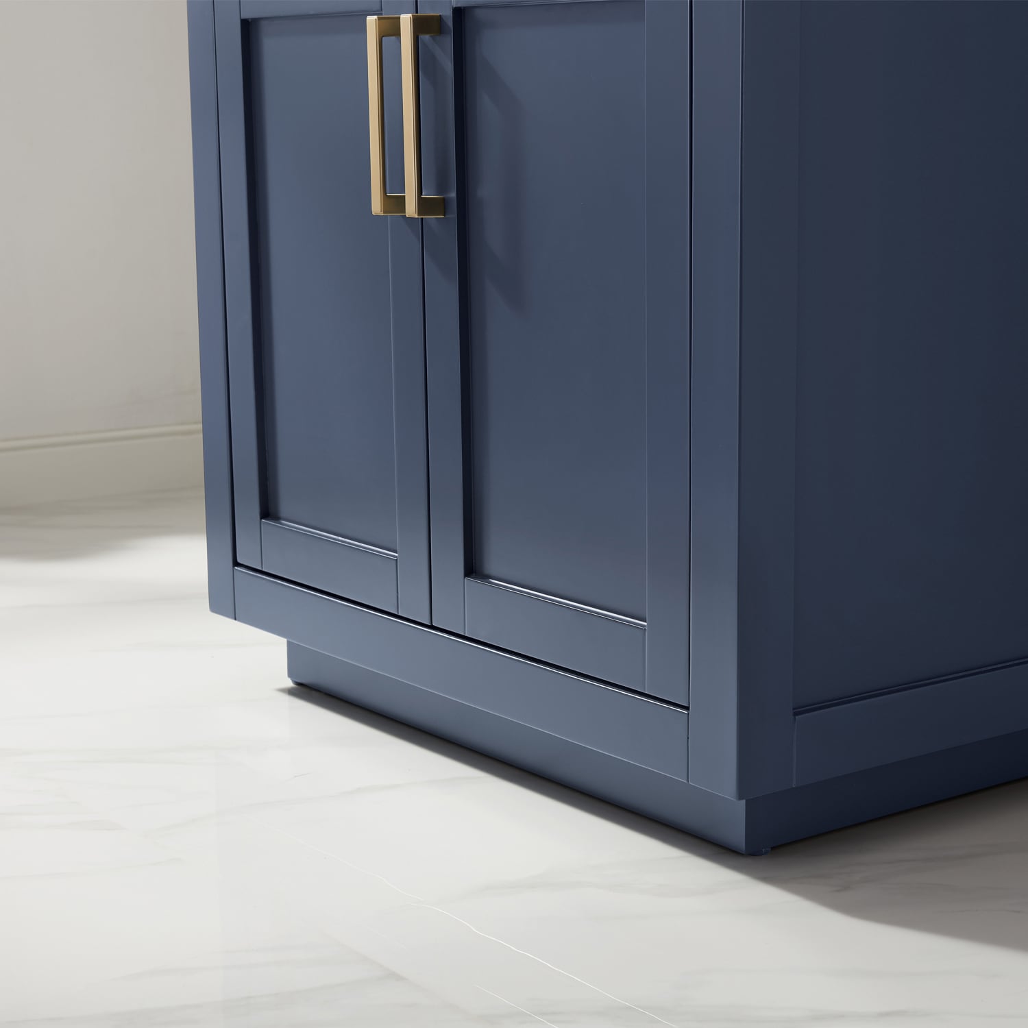 Royal Blue 30" Single Vanity with Carrara Marble Top