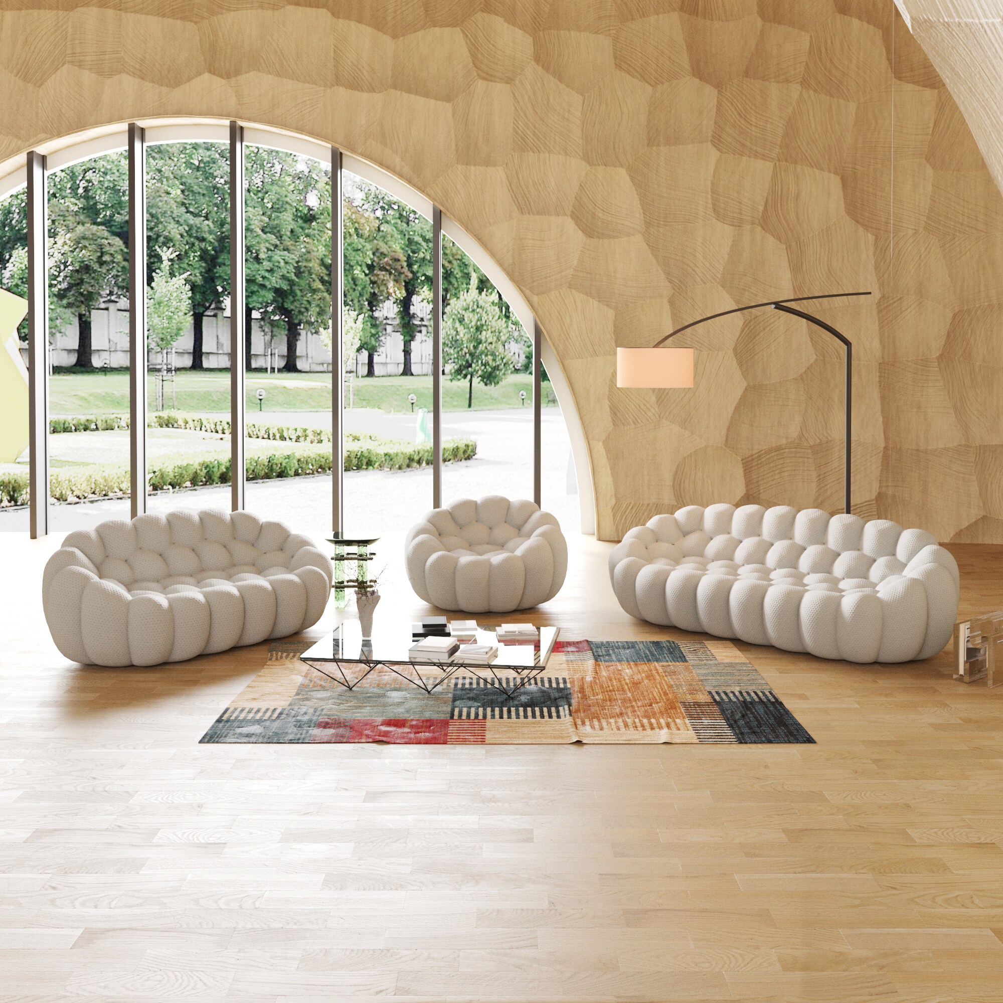 BuotiqHom DH-SF123-133LG Living-Room-Sets - View #3