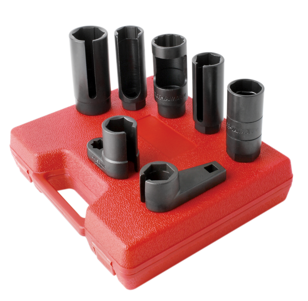 SUNEX TOOLS 2850 7 -Piece Metric 1/2-in Drive Set 6-point Impact Socket Individual