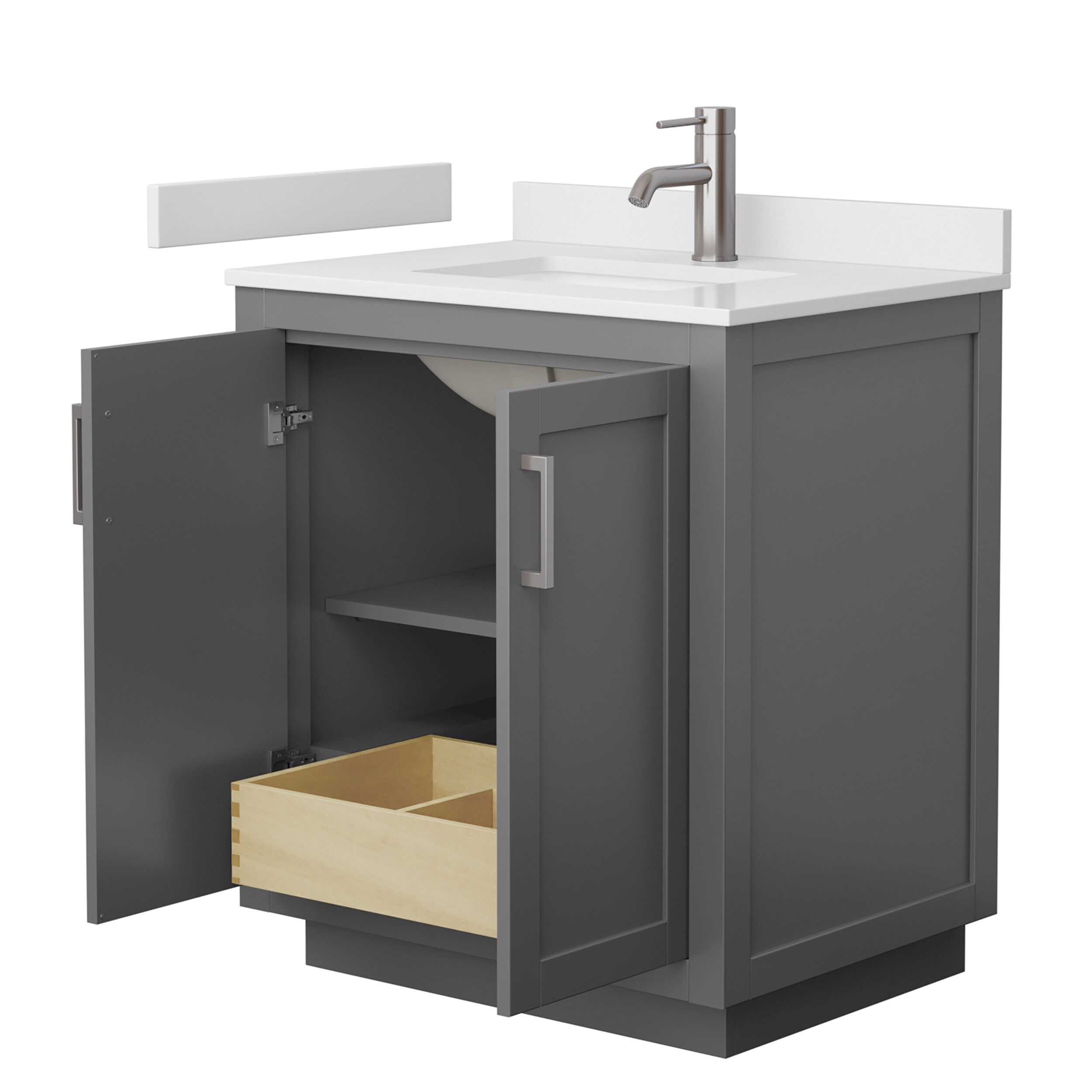 Wyndham Collection WCF292930SKGWCUNSMXX Bath-Vanity-Combo - View #3