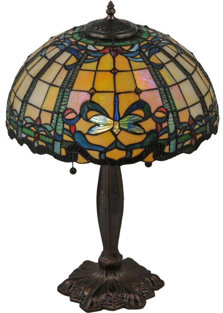 Meyda Lighting Dragonfly, Spectrum Stained Glass Lamp Shade Mold