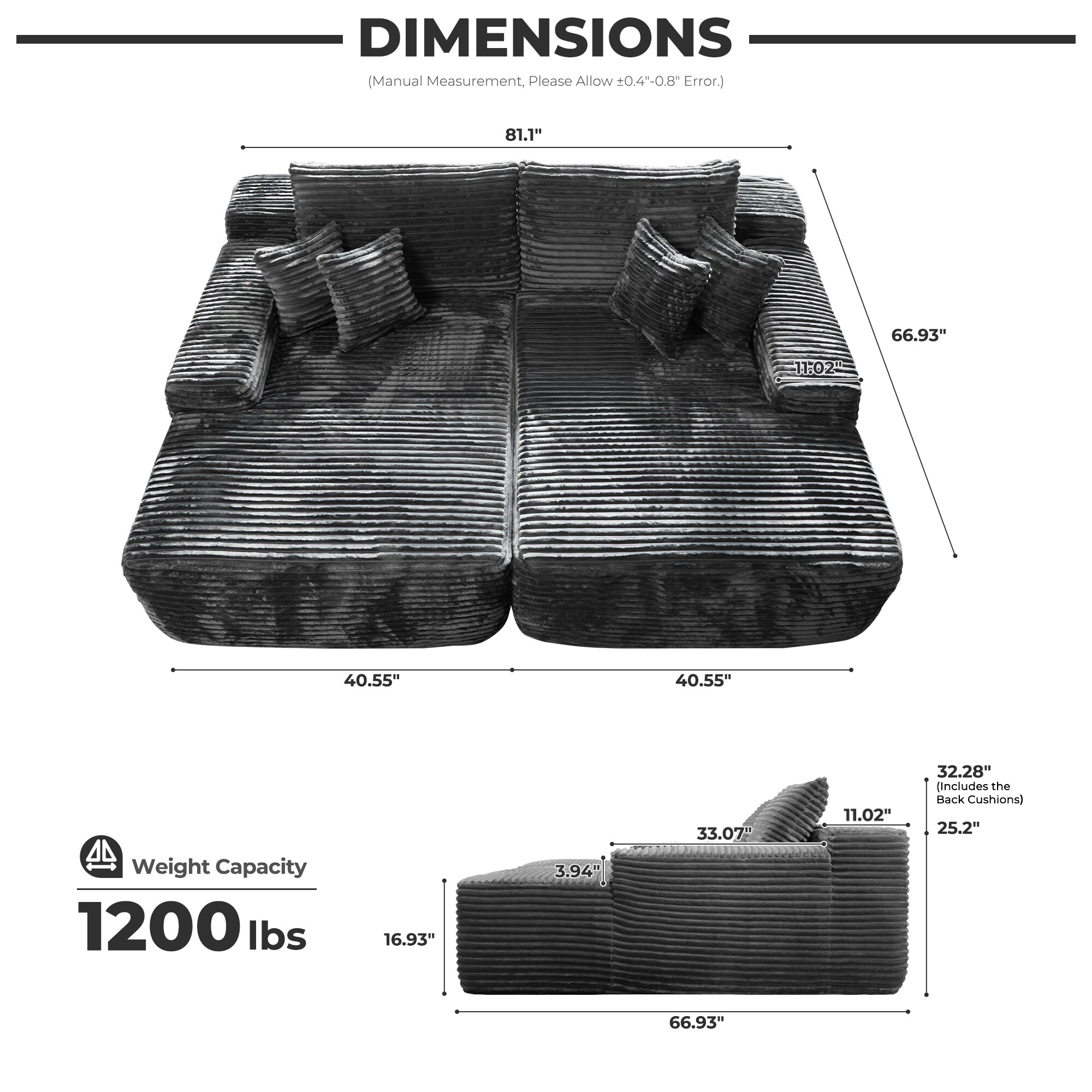 weaxty DCDSA2910 Sofas-Loveseats - View #3