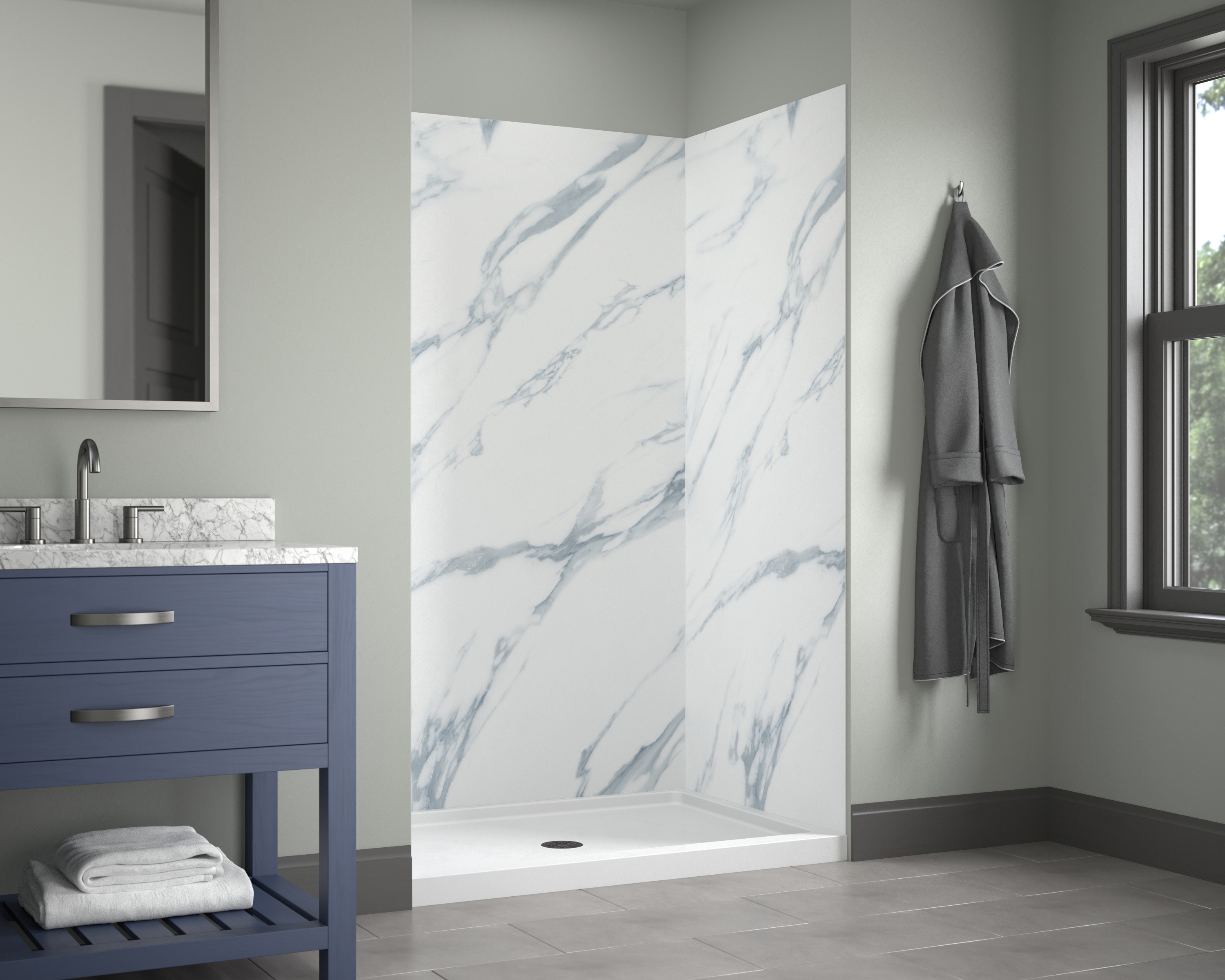 CRAFT + MAIN GFS483478-CW Shower-Wall-Surrounds - View #4