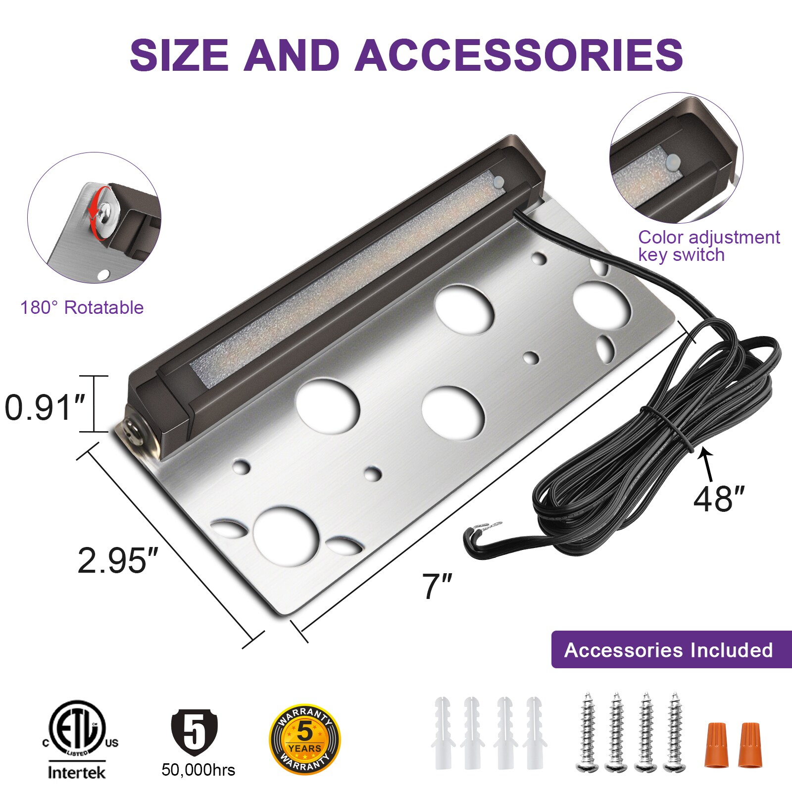 Sofiton MHSL7-5W-5CCT Deck-Lights - View #4