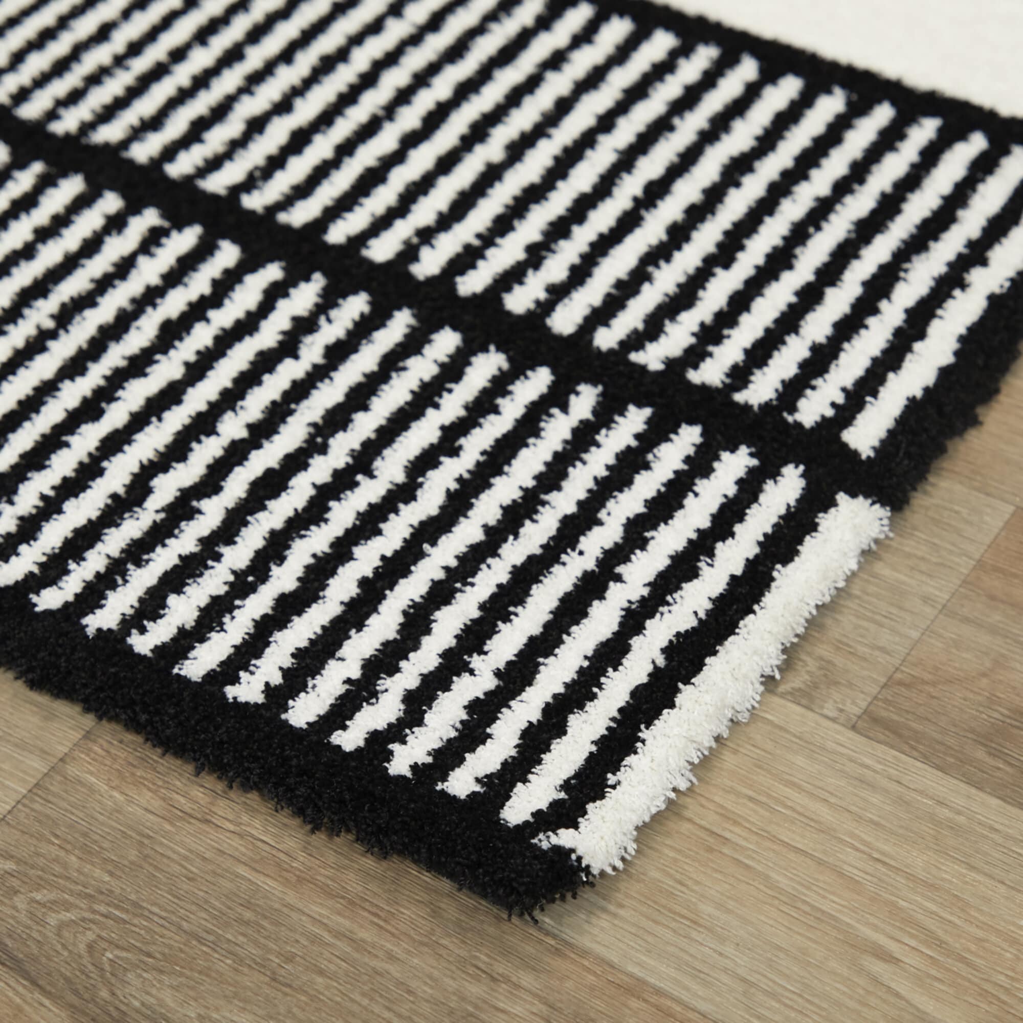 Balta 8 x 10 White Indoor Stripe Area Rug in the Rugs department at ...