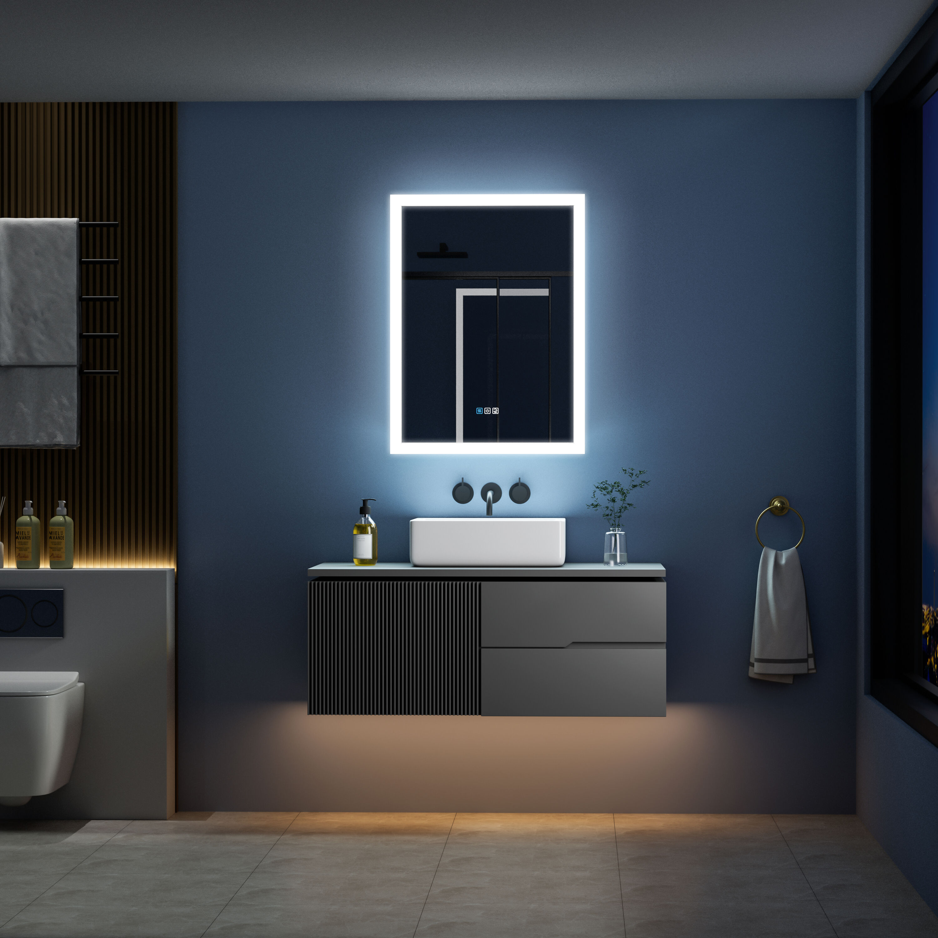 Forclover MCLE-W132432R Bathroom-Medicine-Cabinets - View #11