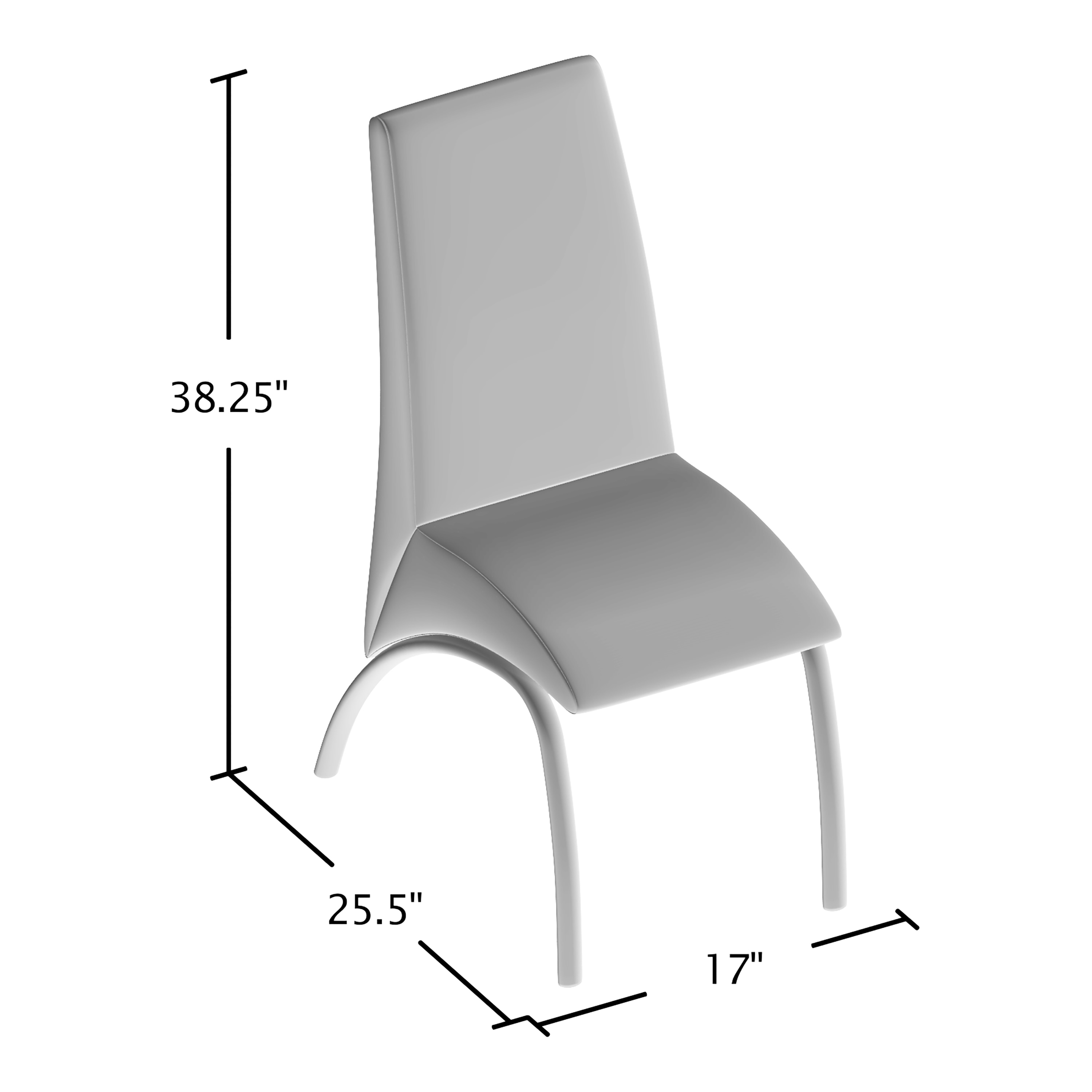 Furniture of America IDF8370WH-SC Dining-Chairs - View #8