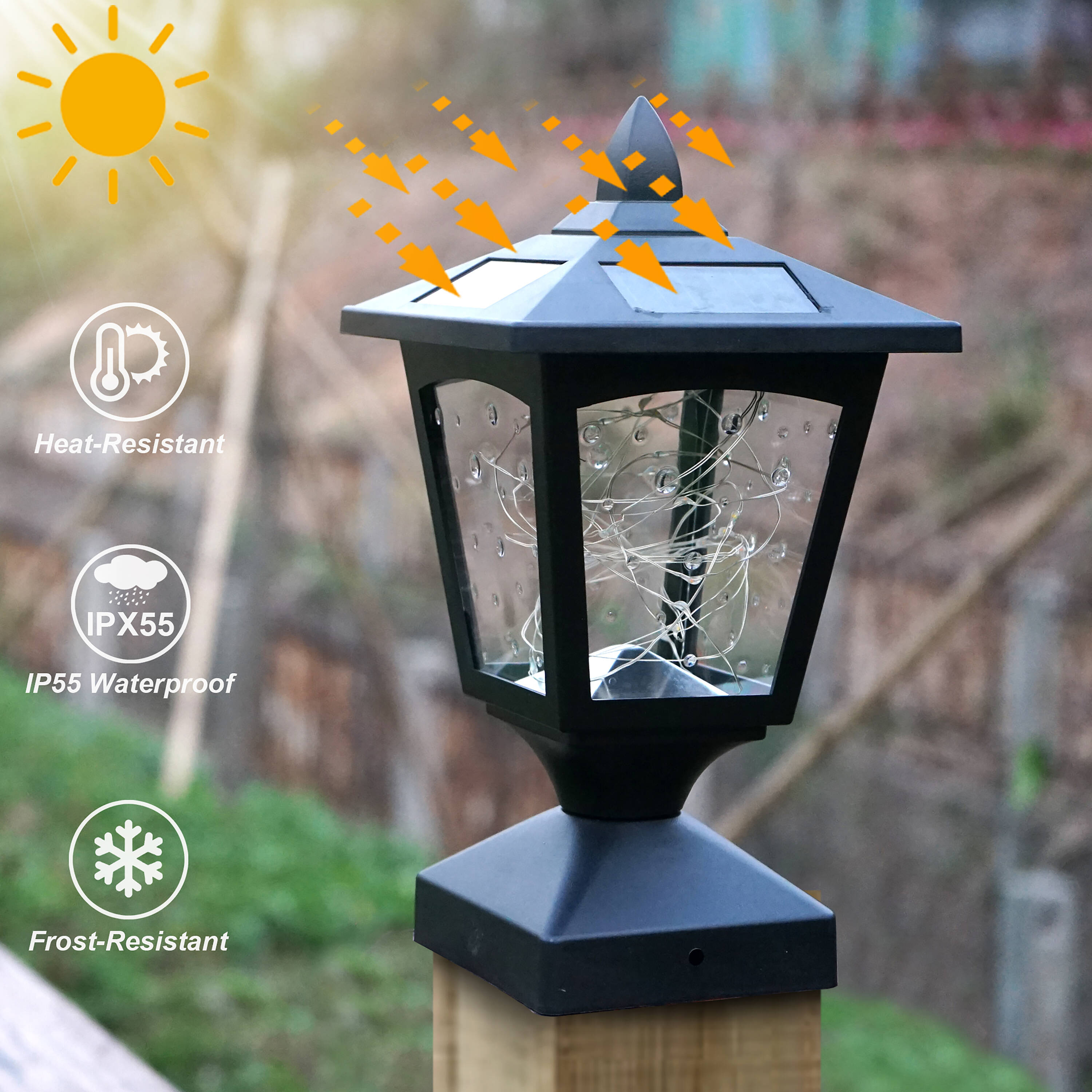 Black Solar LED Outdoor Path Light at Lowes.com