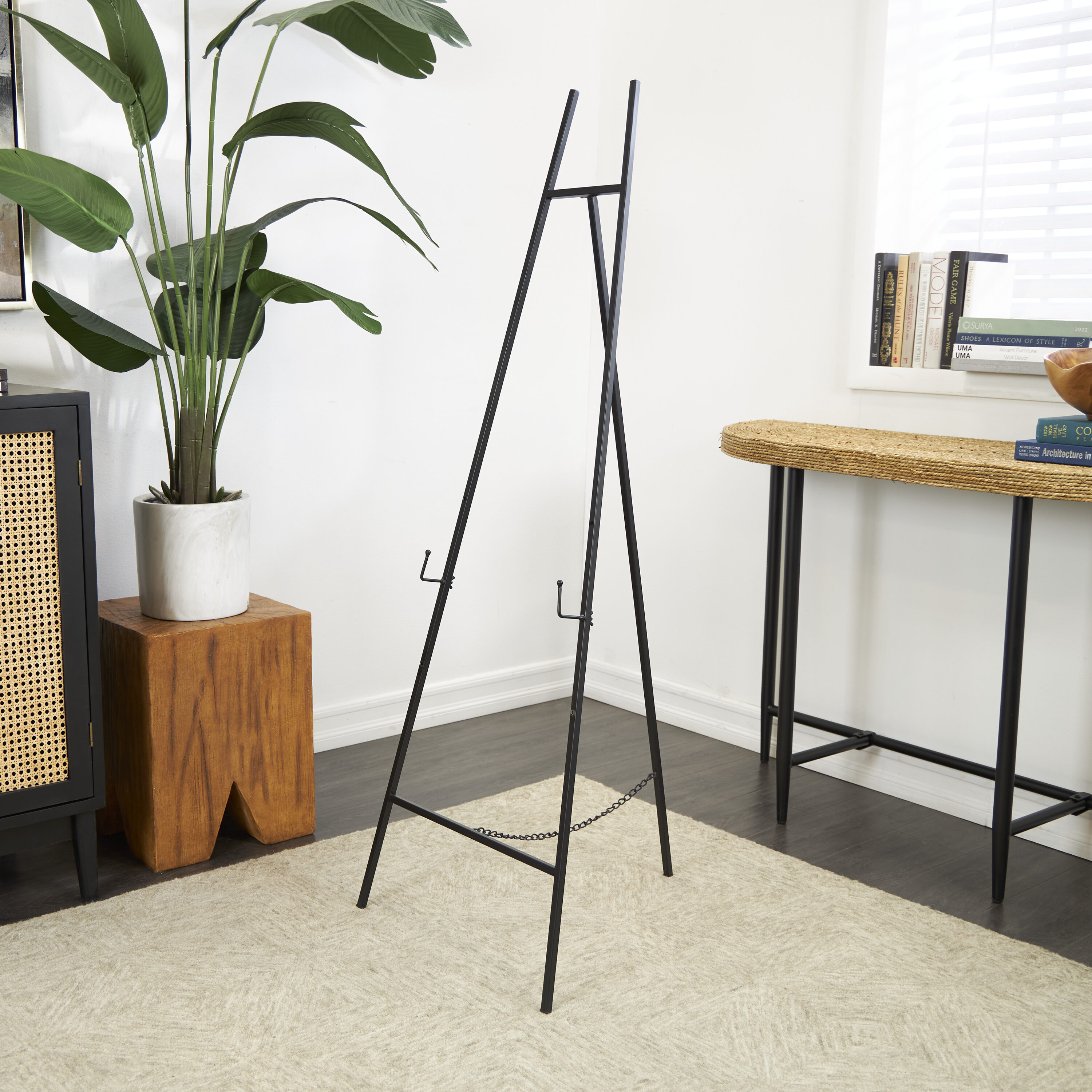 Grayson Lane 822124 Black Metal Modern Decorative easel