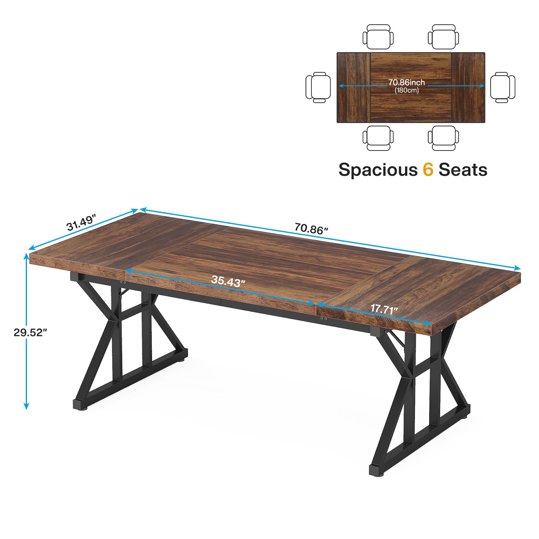 Tribesigns LWFD-JW0590 Office-Tables - View #6