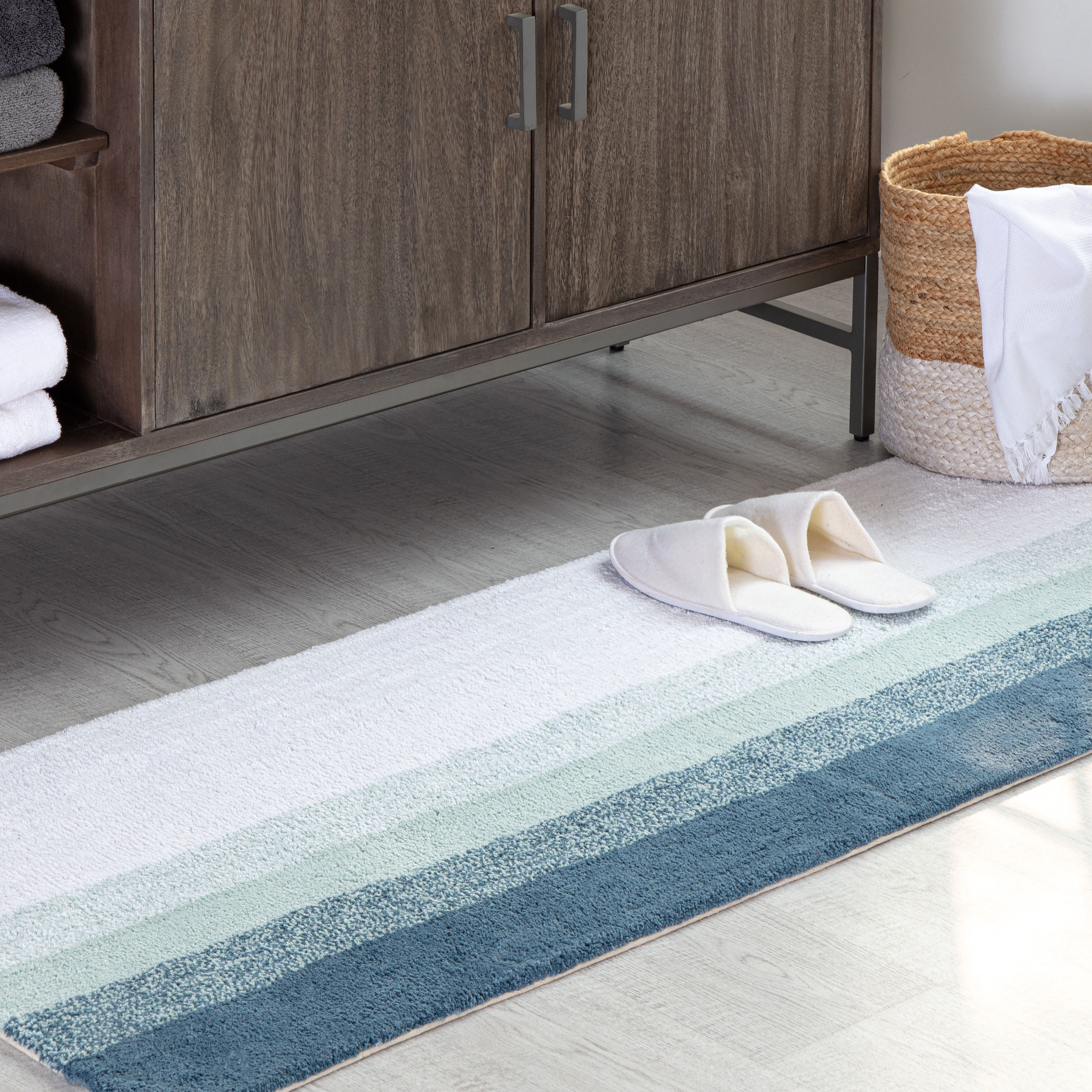 3-Piece Bathroom Rug Set undefined Non-Slip Bath Mat Set with Bath Rug,  Contour Mat, and Toilet Lid Cover by Windsor Home - On Sale - Bed Bath &  Beyond - 10139170