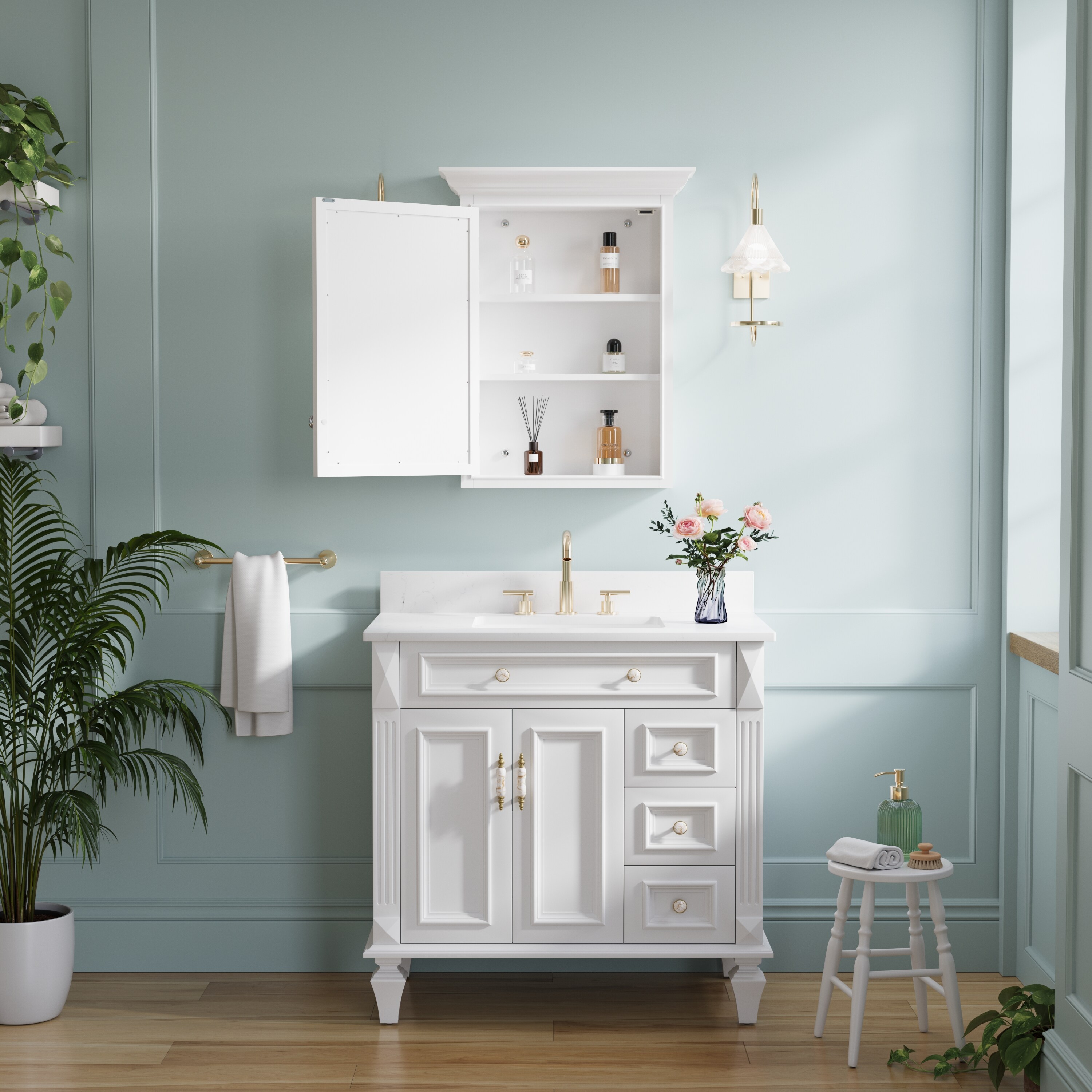 CALVON ZUBL-WT2430 Bathroom-Medicine-Cabinets - View #4