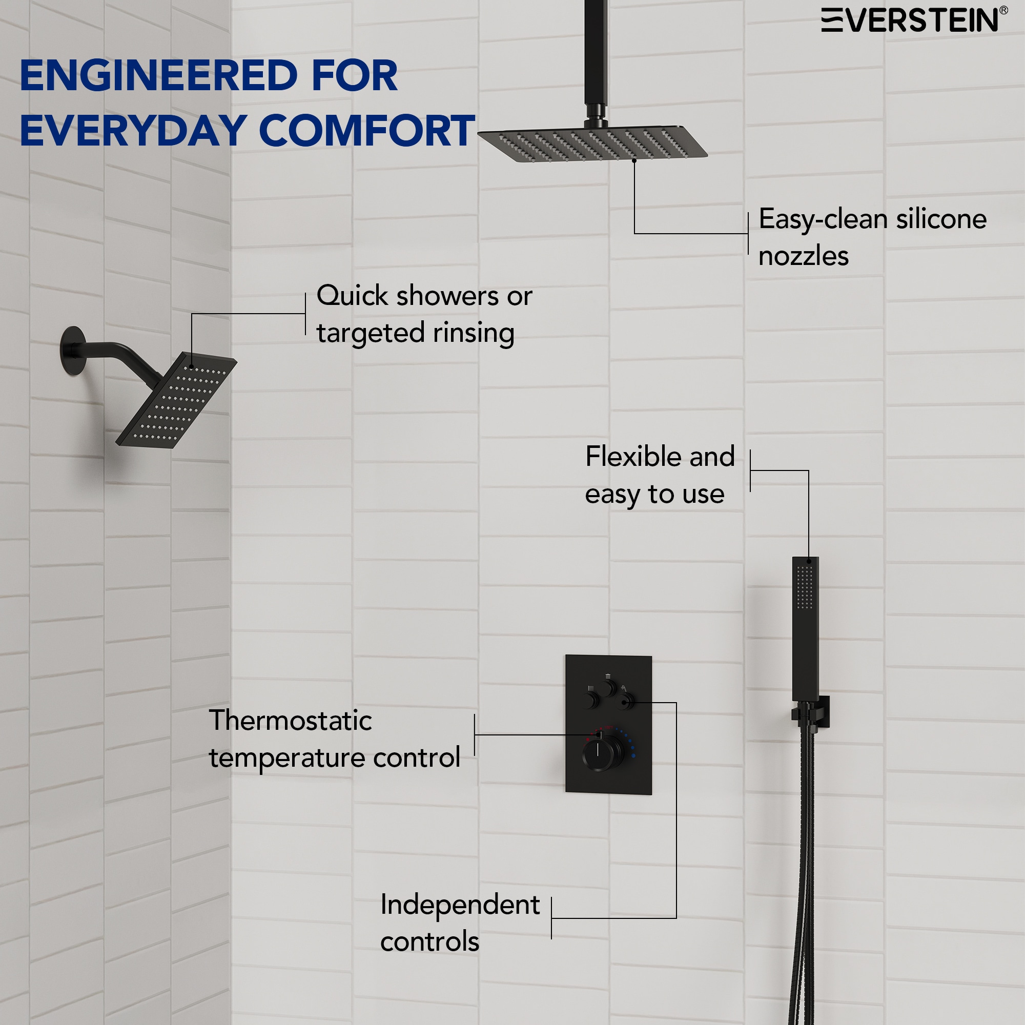 EVERSTEIN Q-926-OTOP Tub-Shower-Faucets - View #7