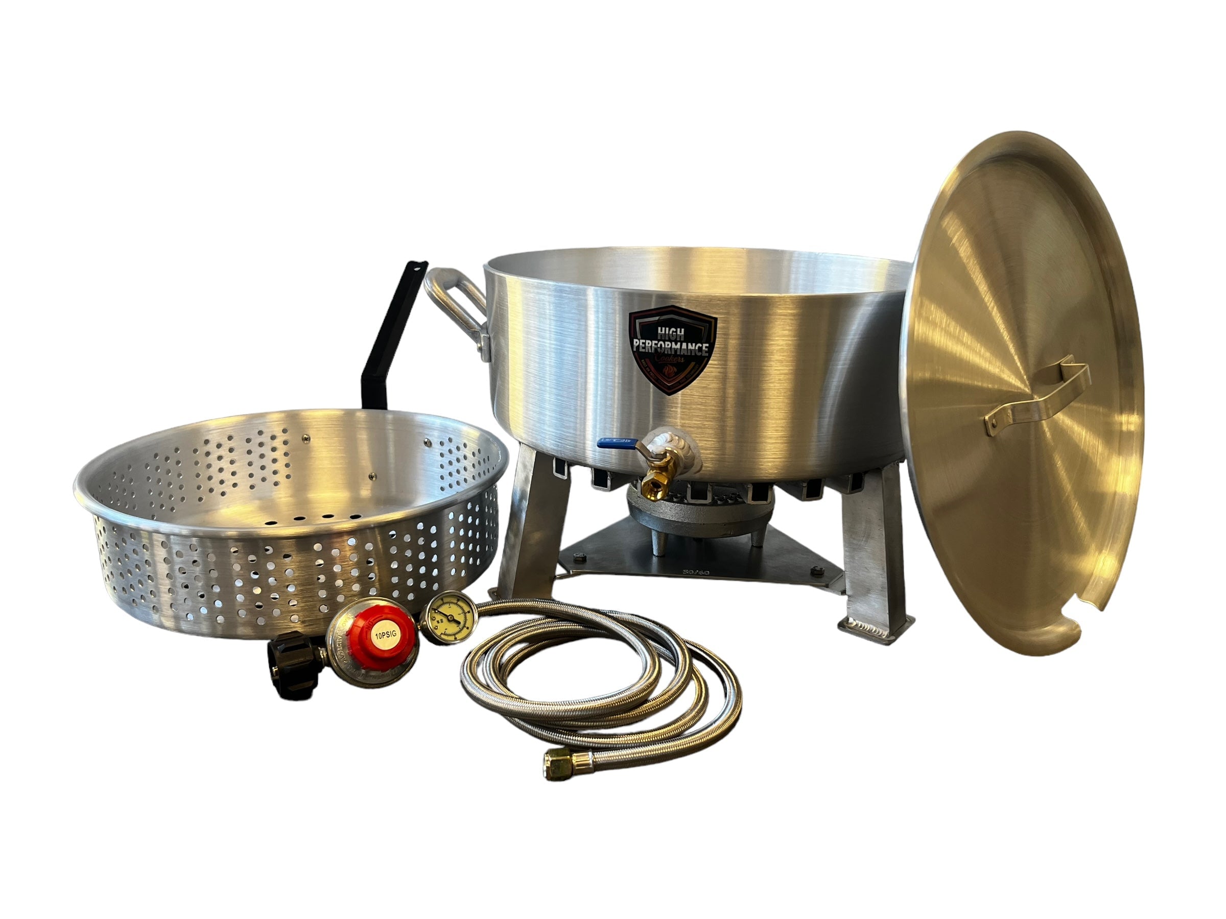 High Performance Cookers PWFRBR-VLV025 18 Quart Propane Manual Aluminum Outdoor burner