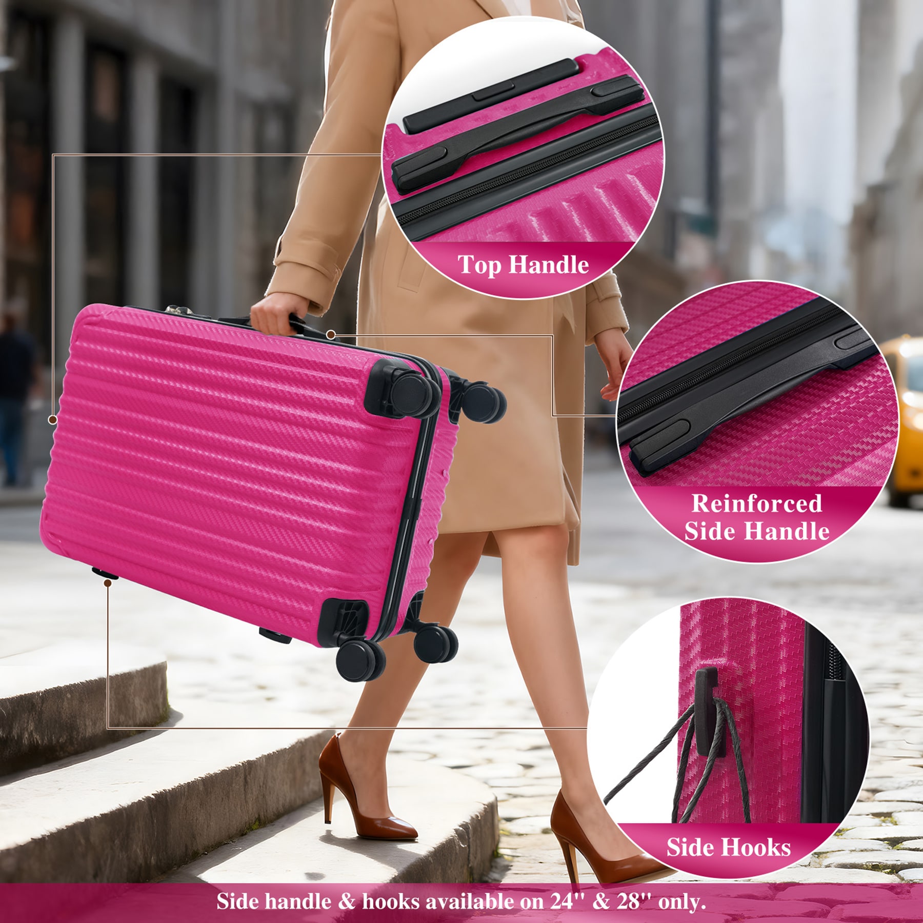 SINOFURN SYD9600012PK Luggage-And-Luggage-Sets - View #3