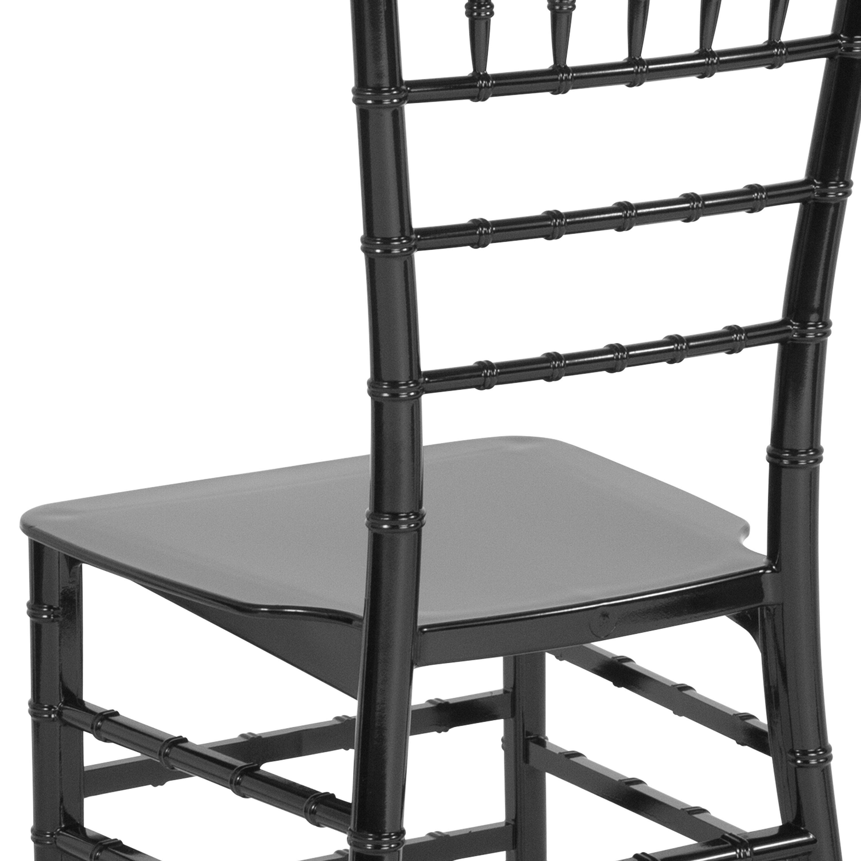 Elegant Black Resin Chiavari Event Chair