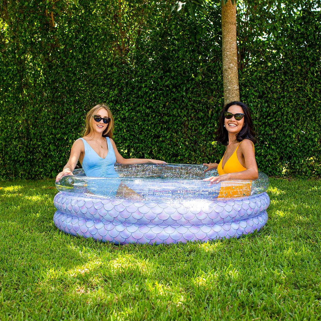 PoolCandy PC6160MM 60-Inches x 60-Inches 2 -Seat Multicolor Spring float