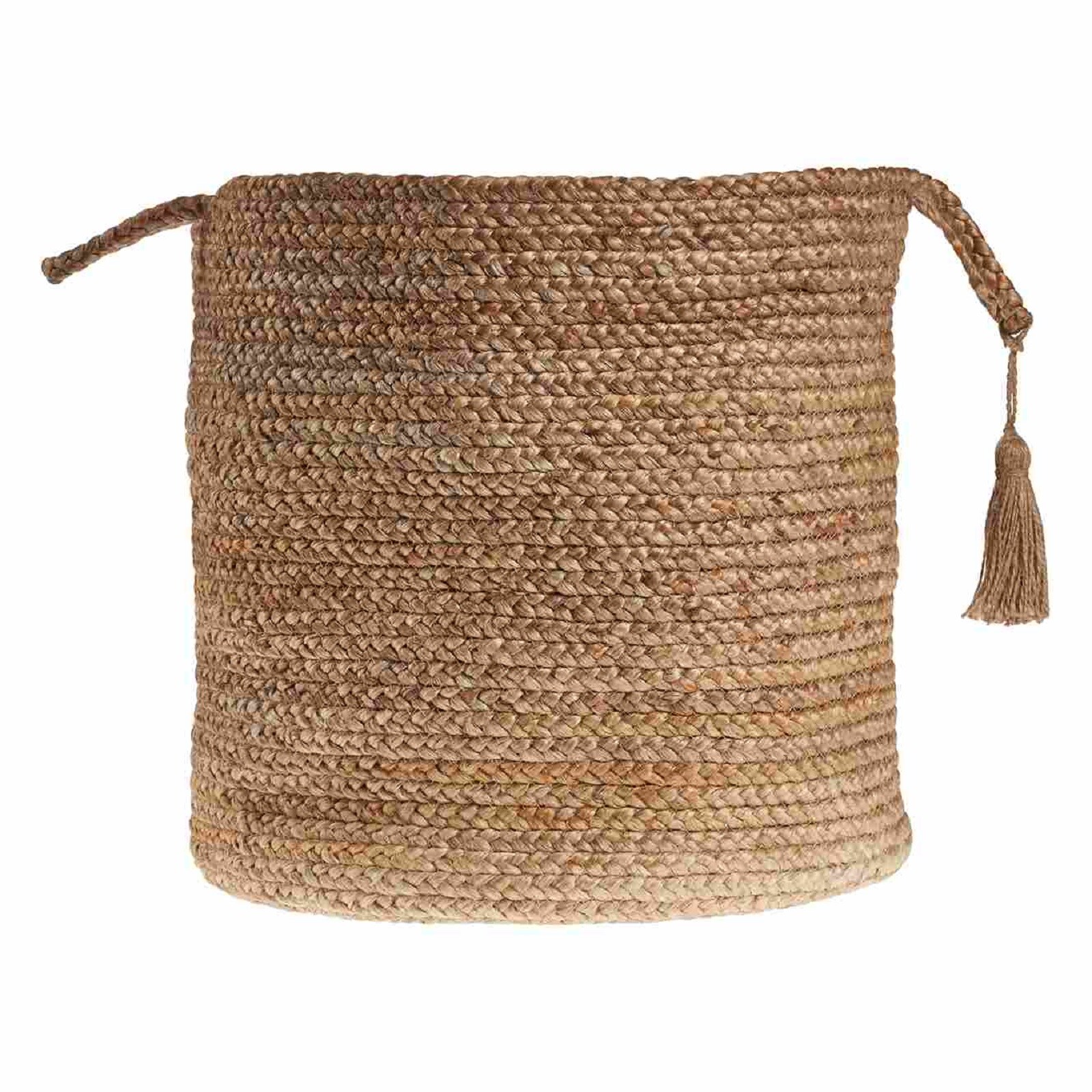 LR Home 3390A6984934J8 Montego ( 19-in W x 19-in H x 19-in D ) Natural/Tan Jute Basket