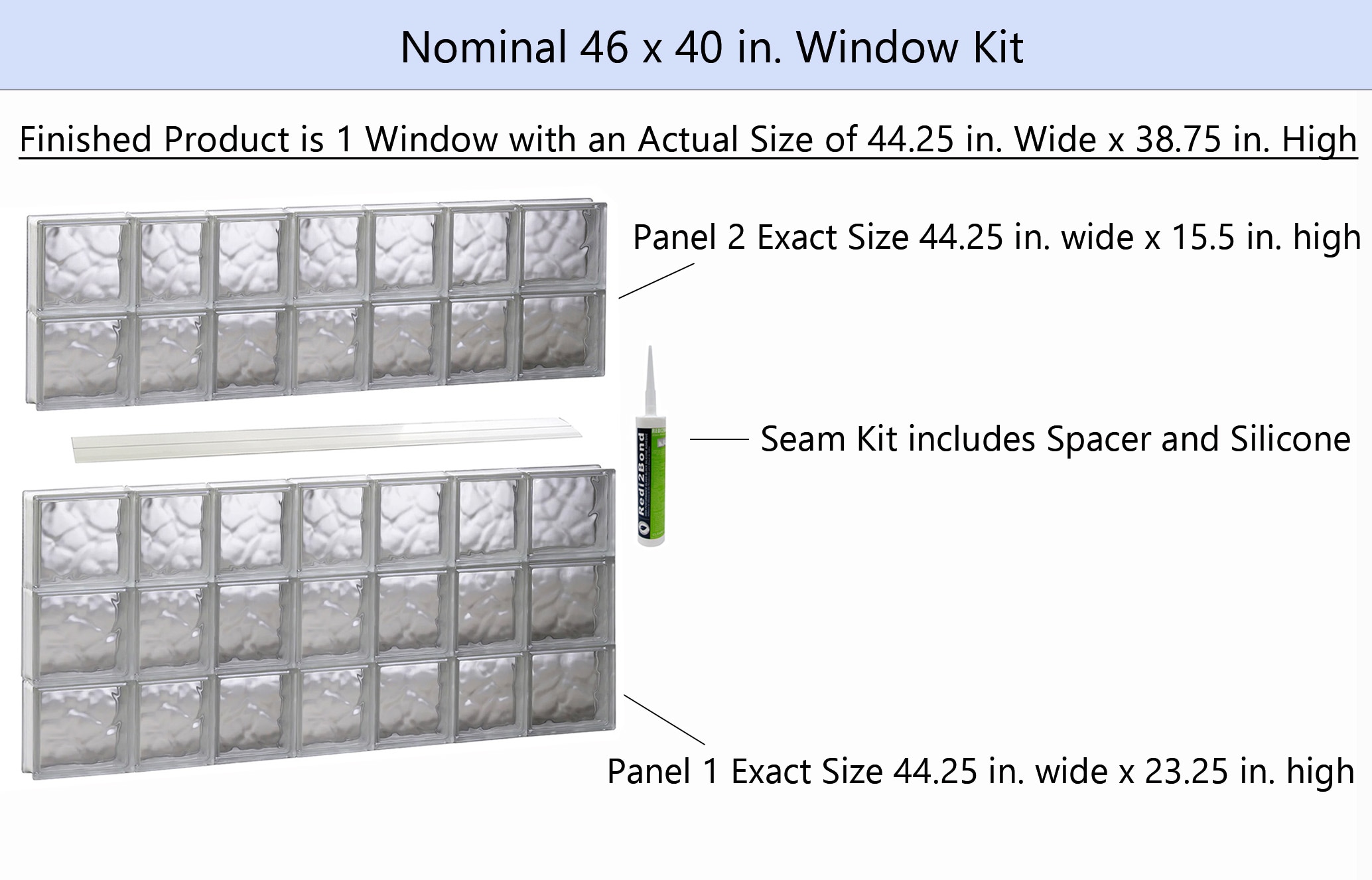 REDI2SET S4640DC Glass-Block-Windows - View #2