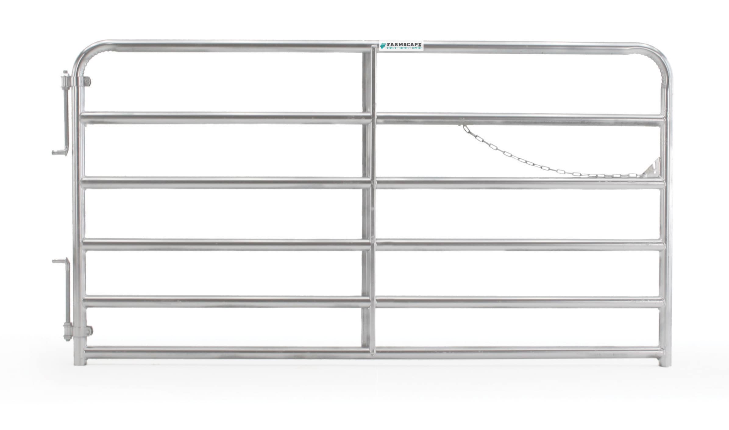 Tarter 2GVG8 4-ft H x 8-ft W Galvanized Steel Farm Fence Gate