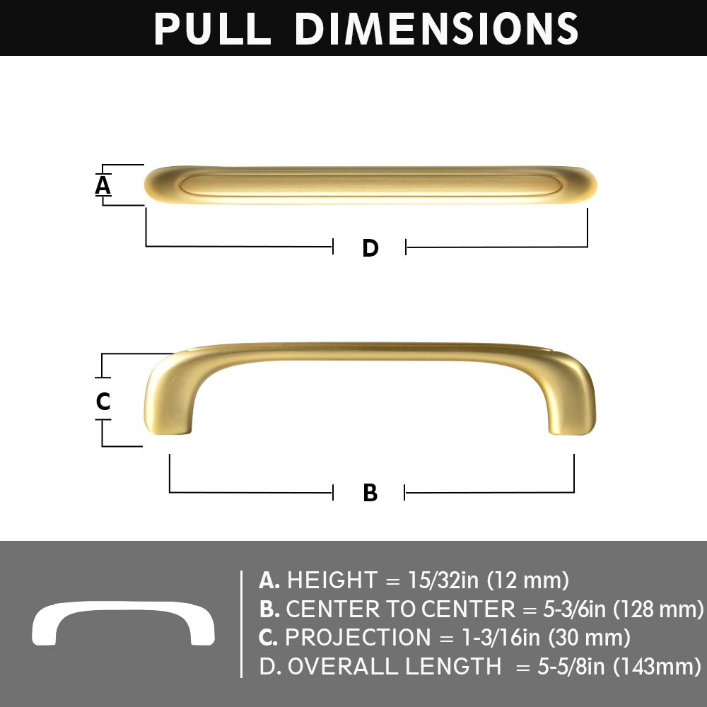 Miaokesen 2028TLS-128 Cabinet-Pulls - View #2