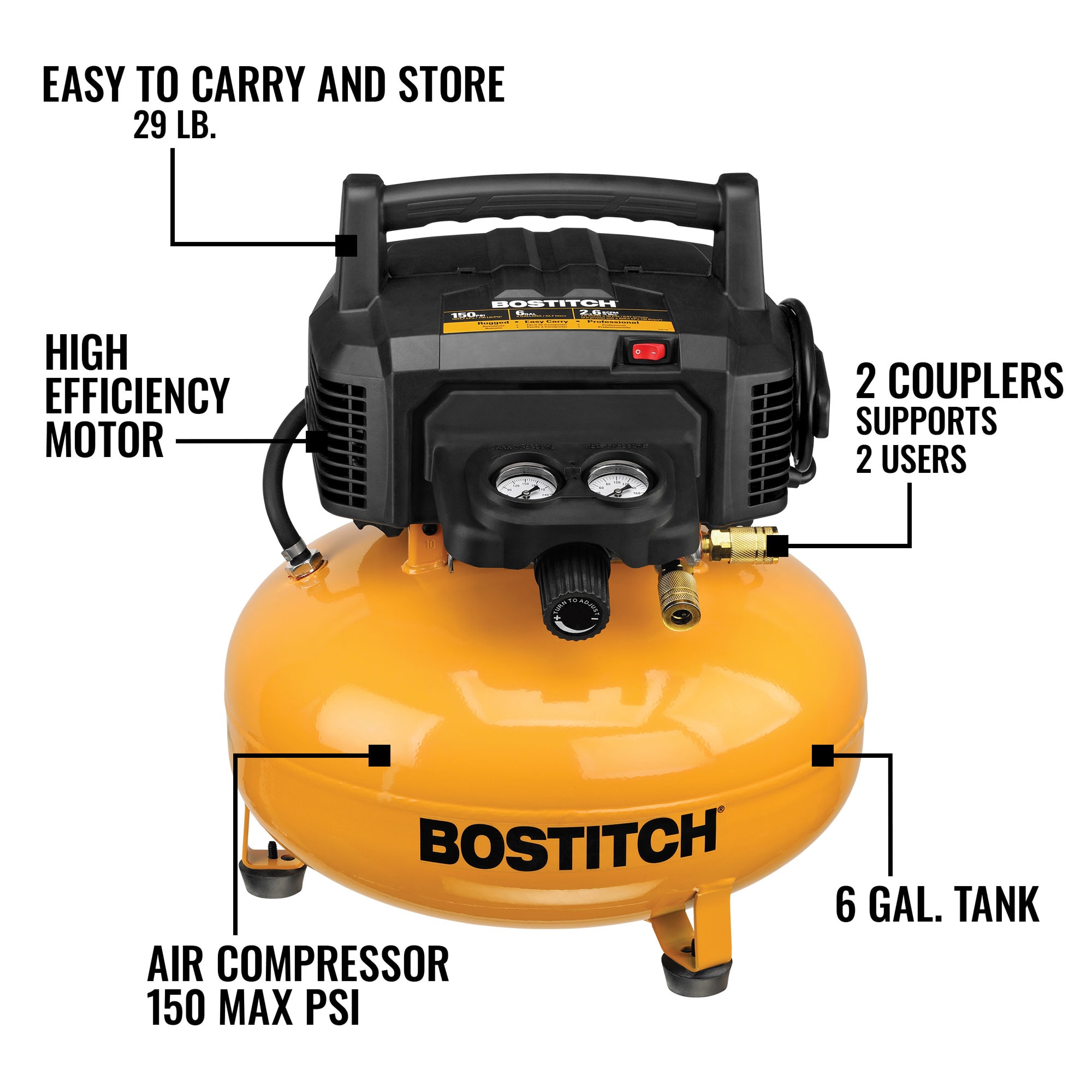 2 NEW BELTS Bostitch 6 Gallon Compressor C-pack 300 6G OL197 Lot 051695 0458 