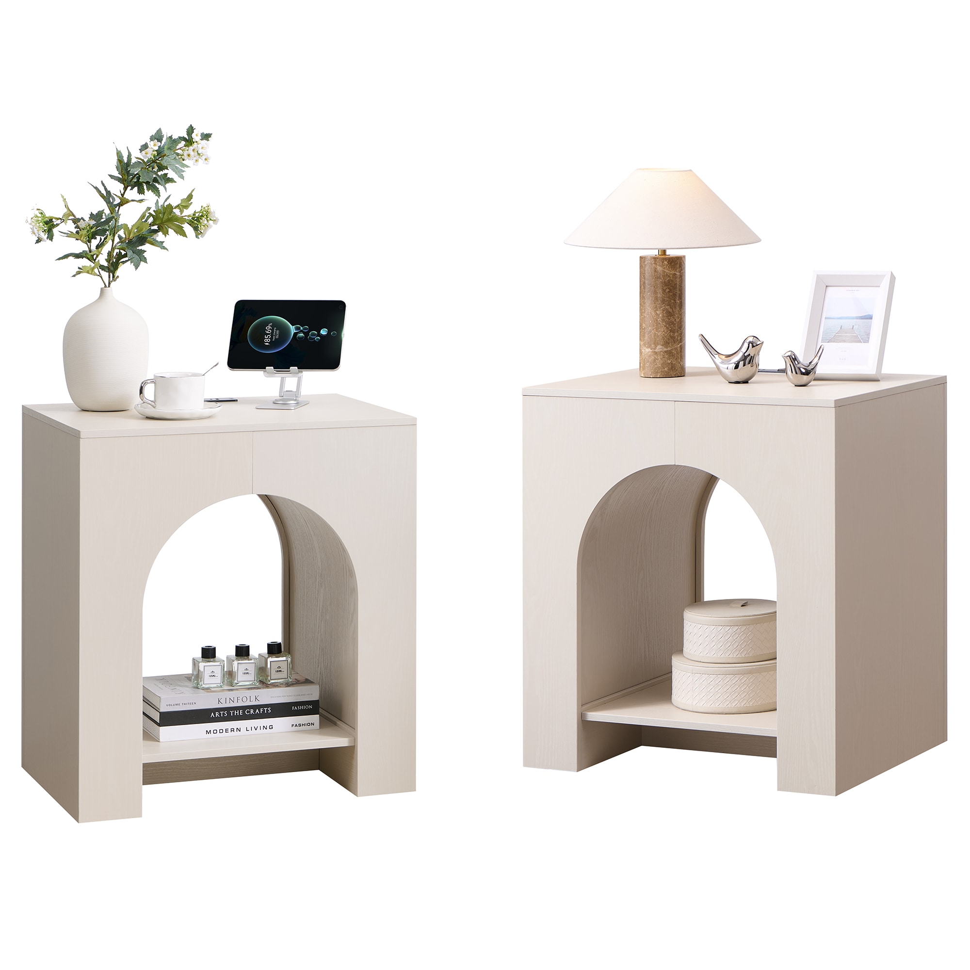 DecorUHome GHJ5016-WH-2PCS-PRO nightstands - View #7