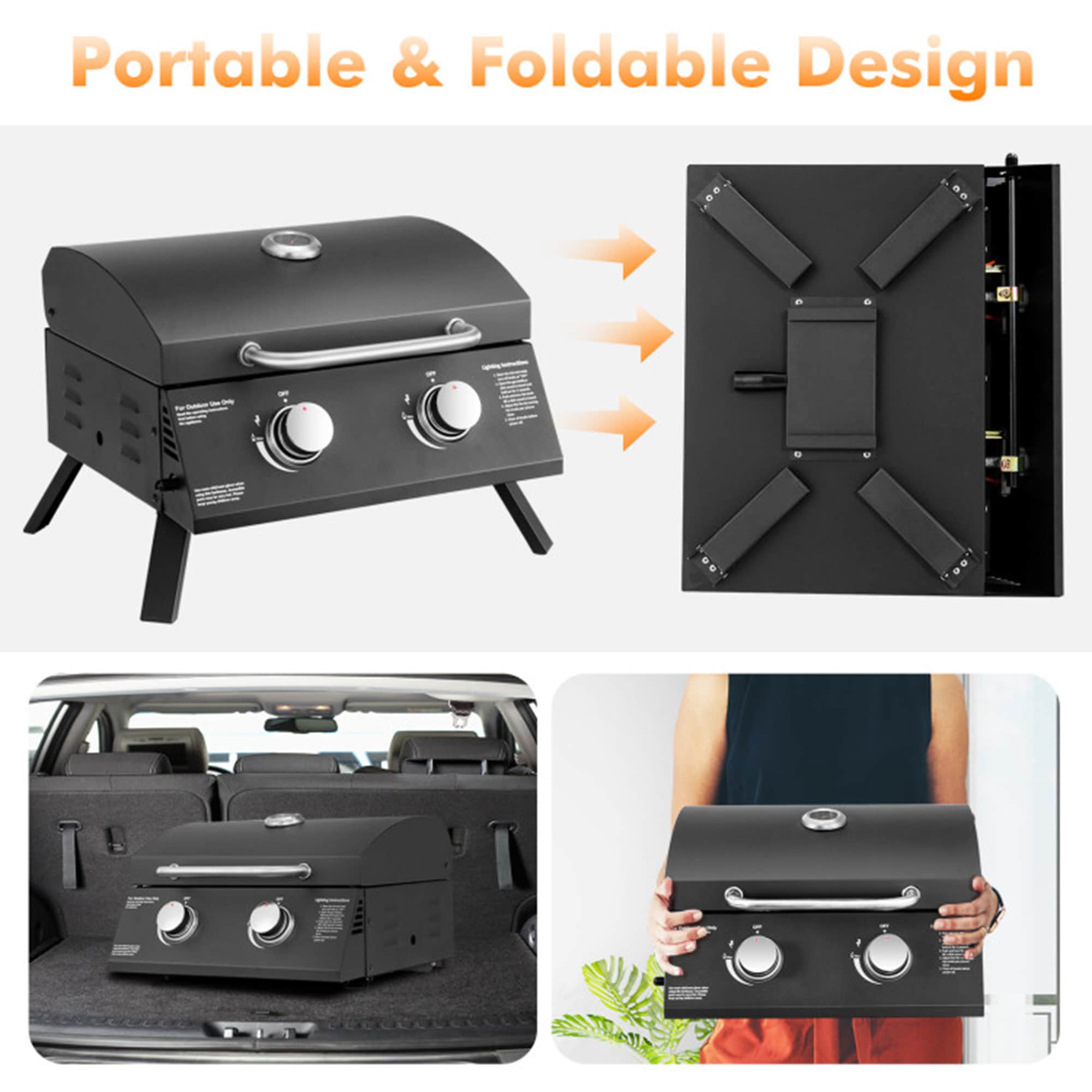 Mondawe MO438BK Gas-Grill - View #4
