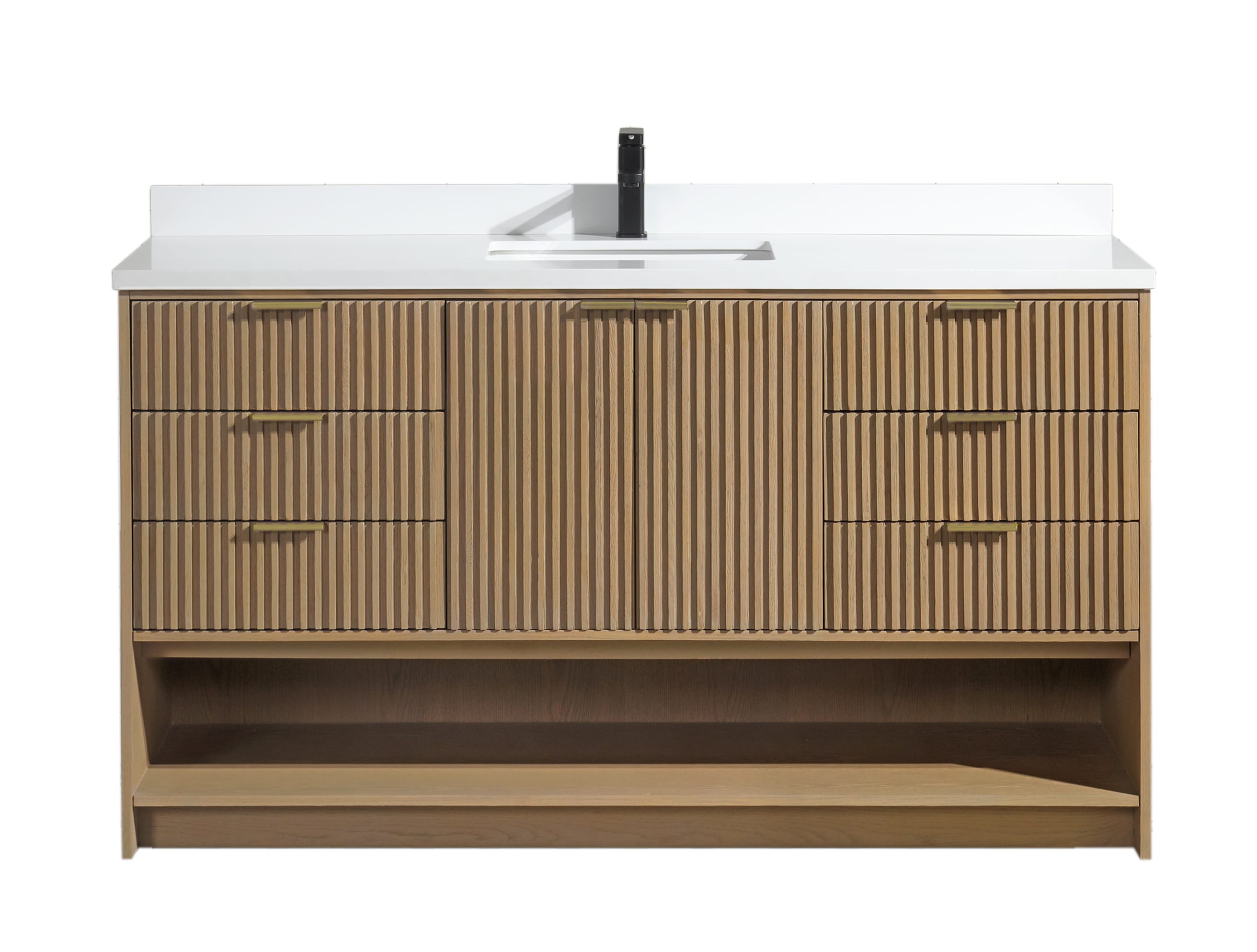 Ari Kitchen & Bath AKB-DIEGO-60-FREESTA Bath-Vanity-Combo - View #2