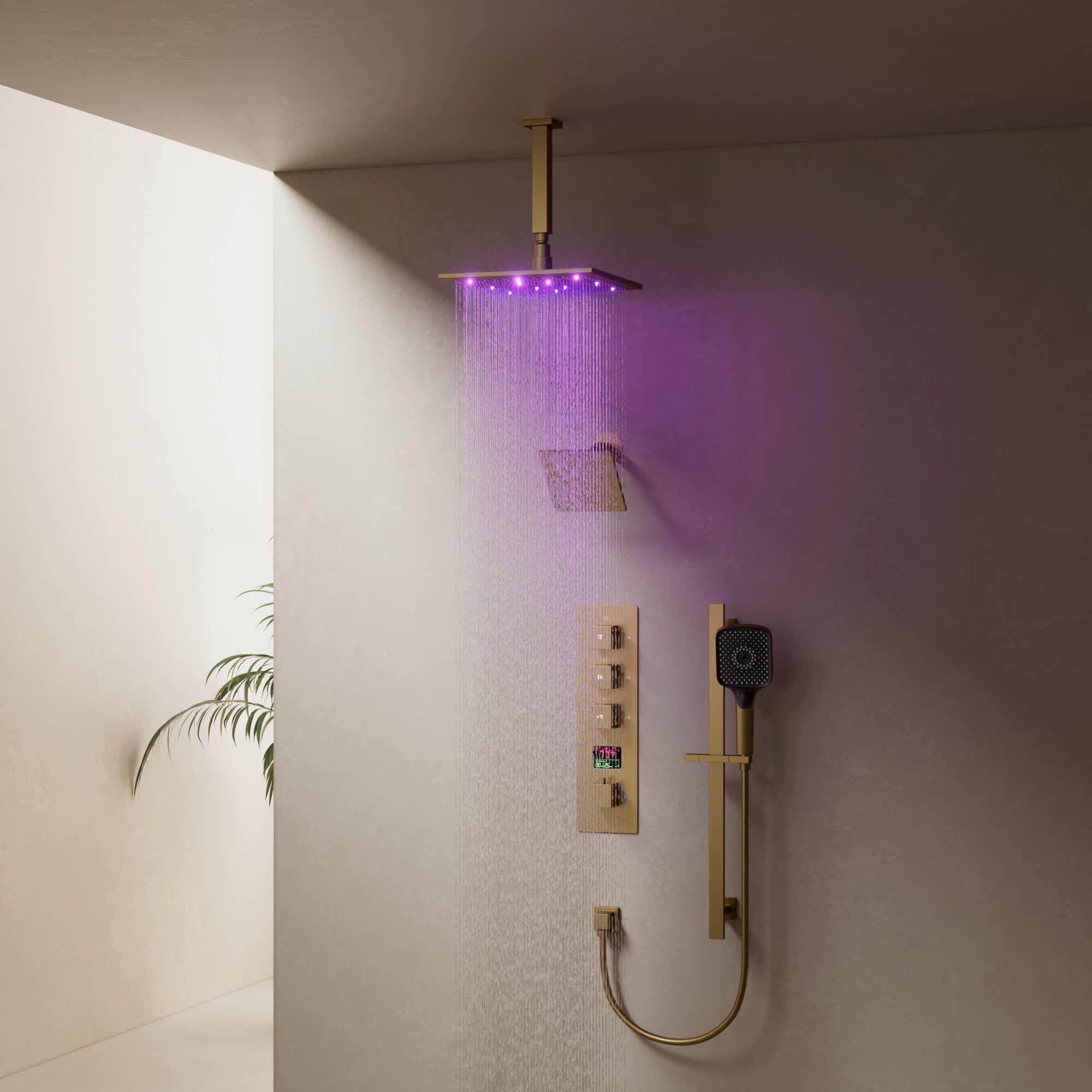 EVERSTEIN SFS-1071-GD12 Showerhead-Bar-Panels - View #16