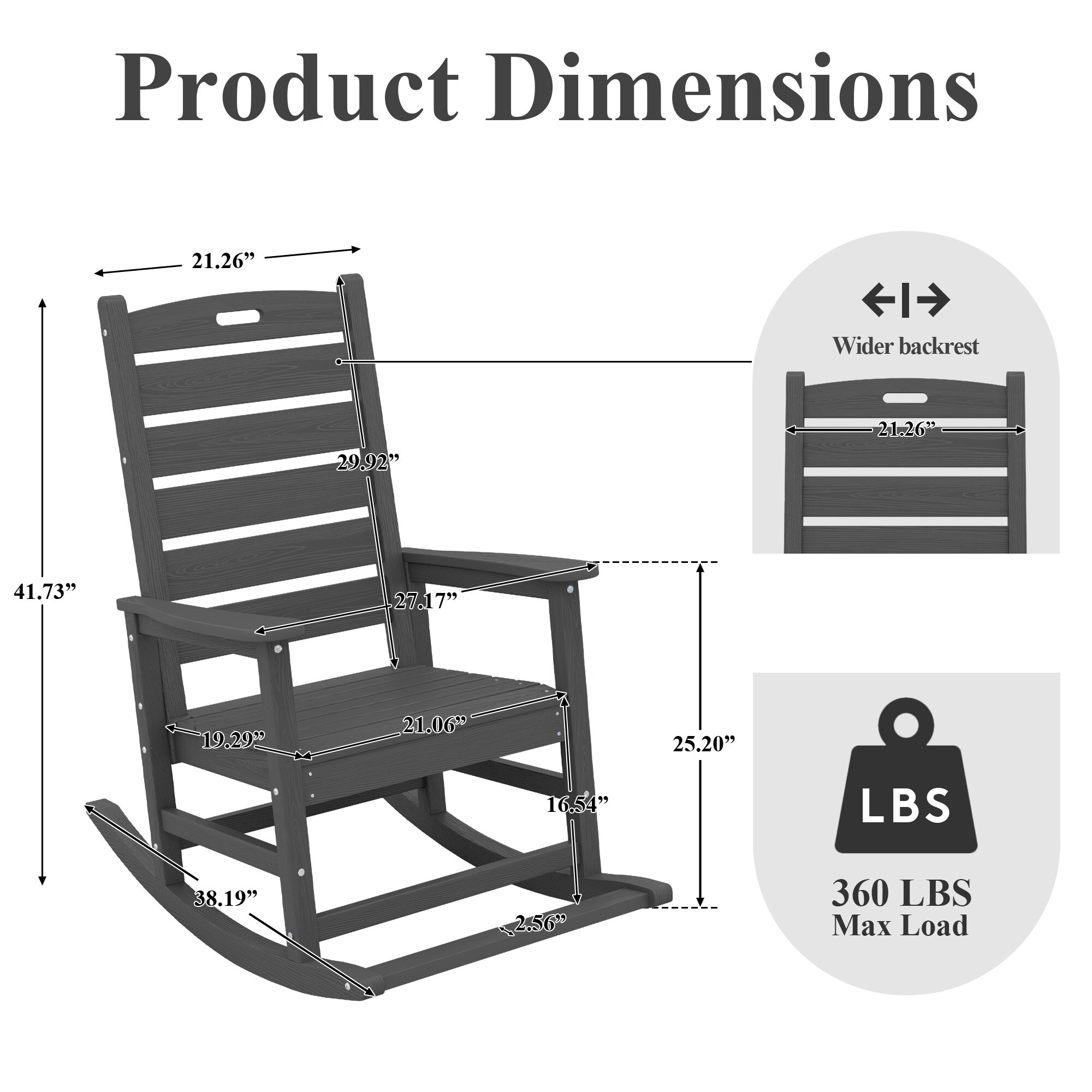 VOUA WYYY-GR Patio-Chairs - View #7