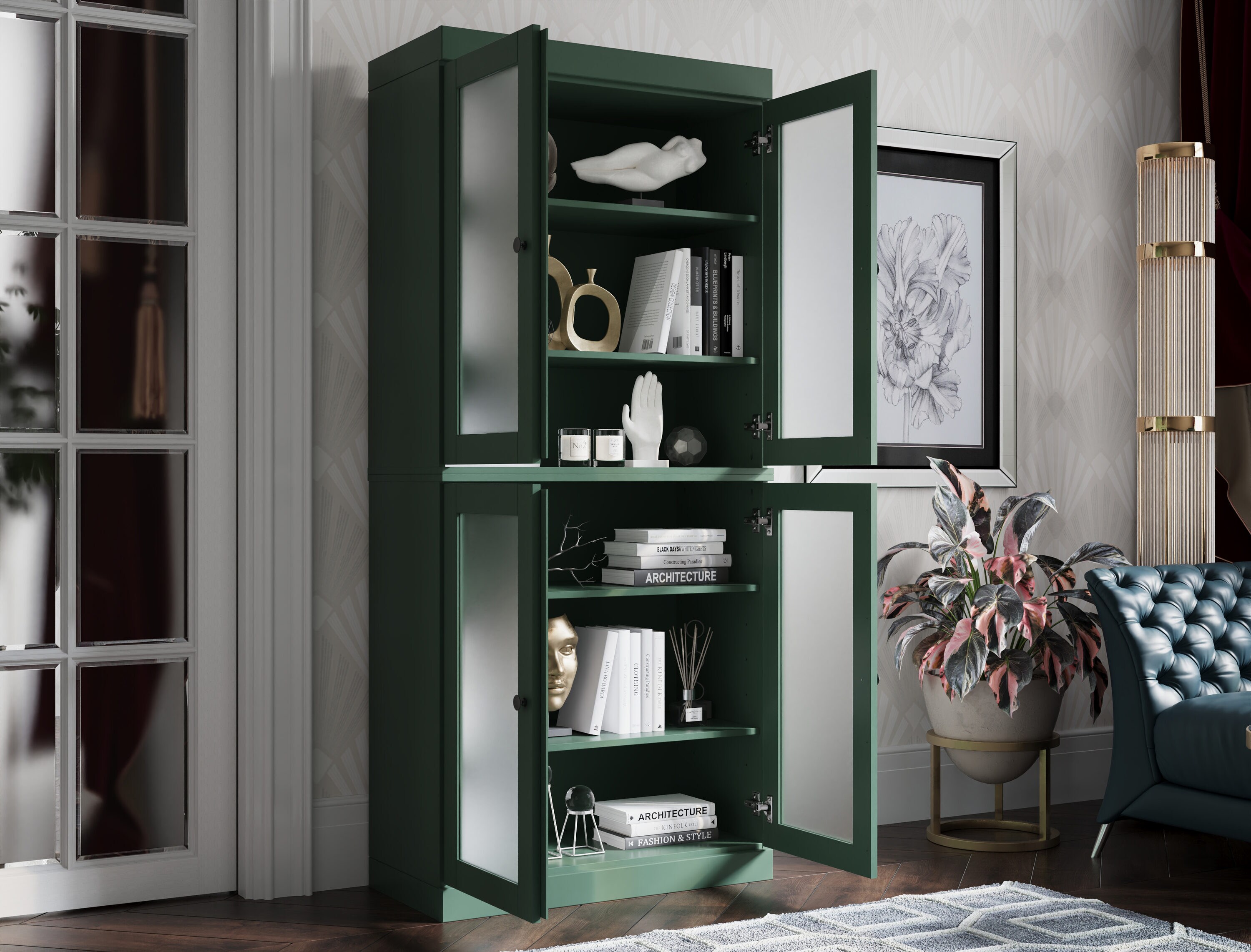 Palace Imports 922-12 bookcases - View #2
